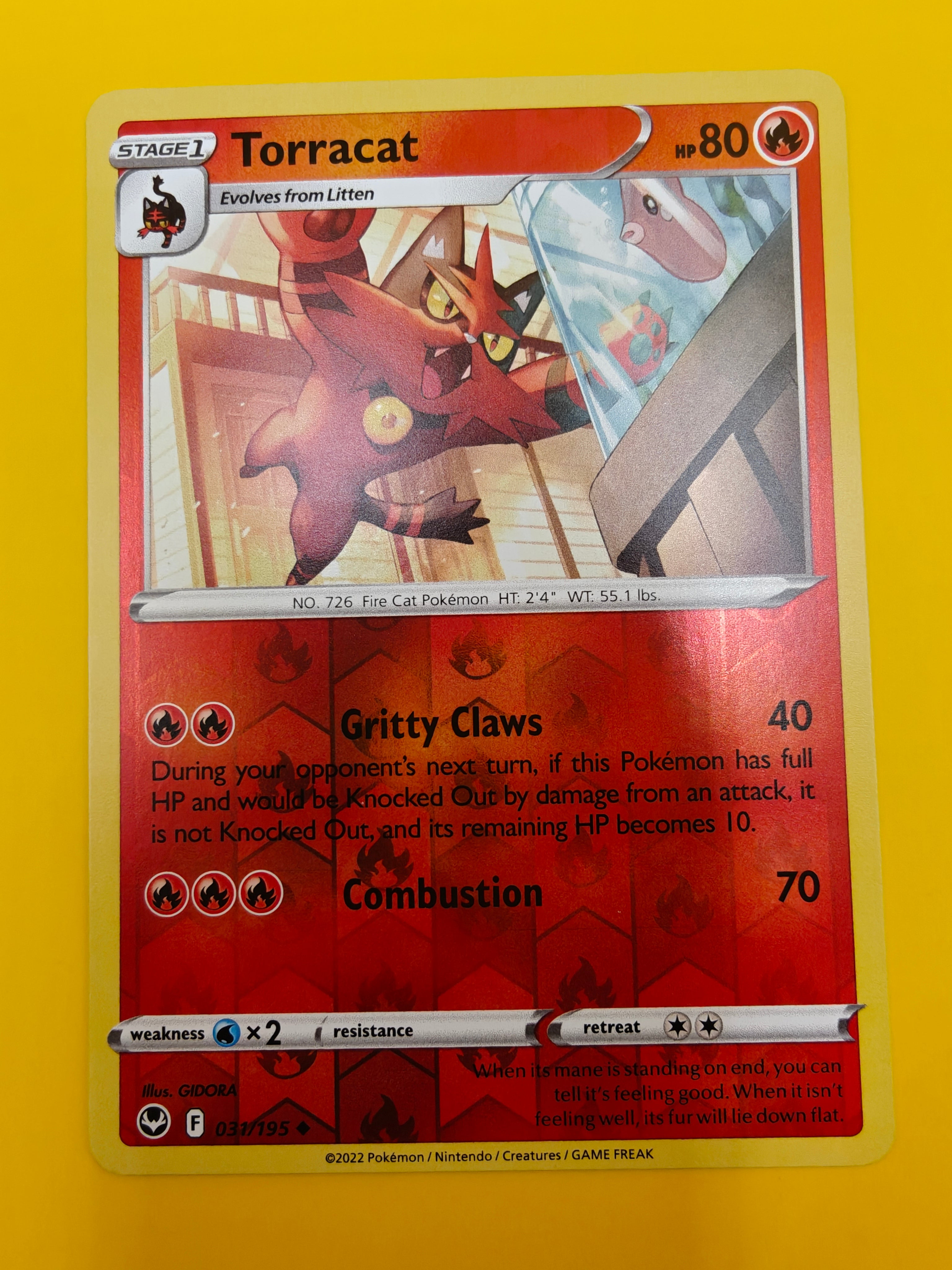 Torracat Reverse Holo - Silver Tempest