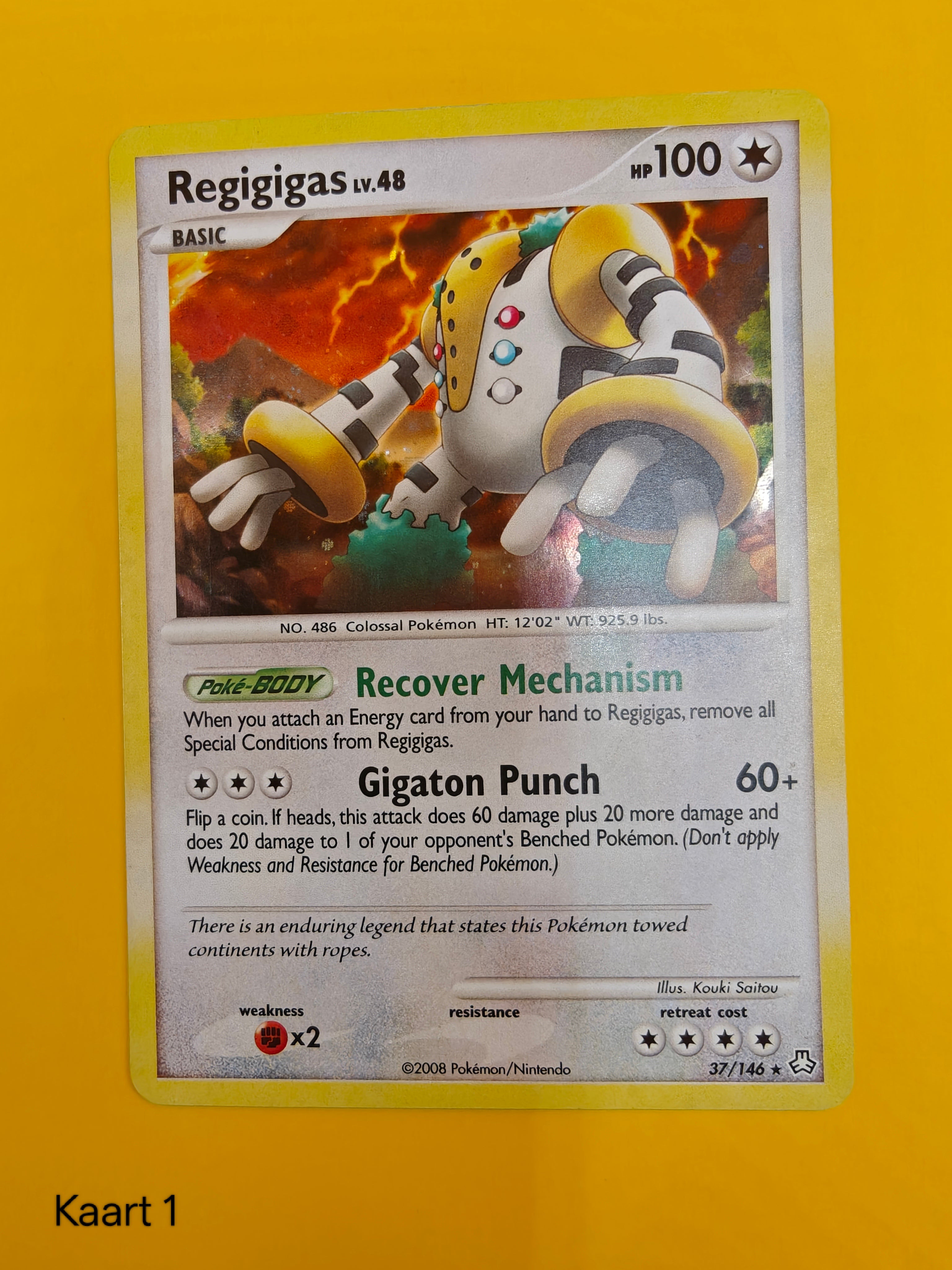 Regigigas Lv.48 Holo - Legends Awakened
