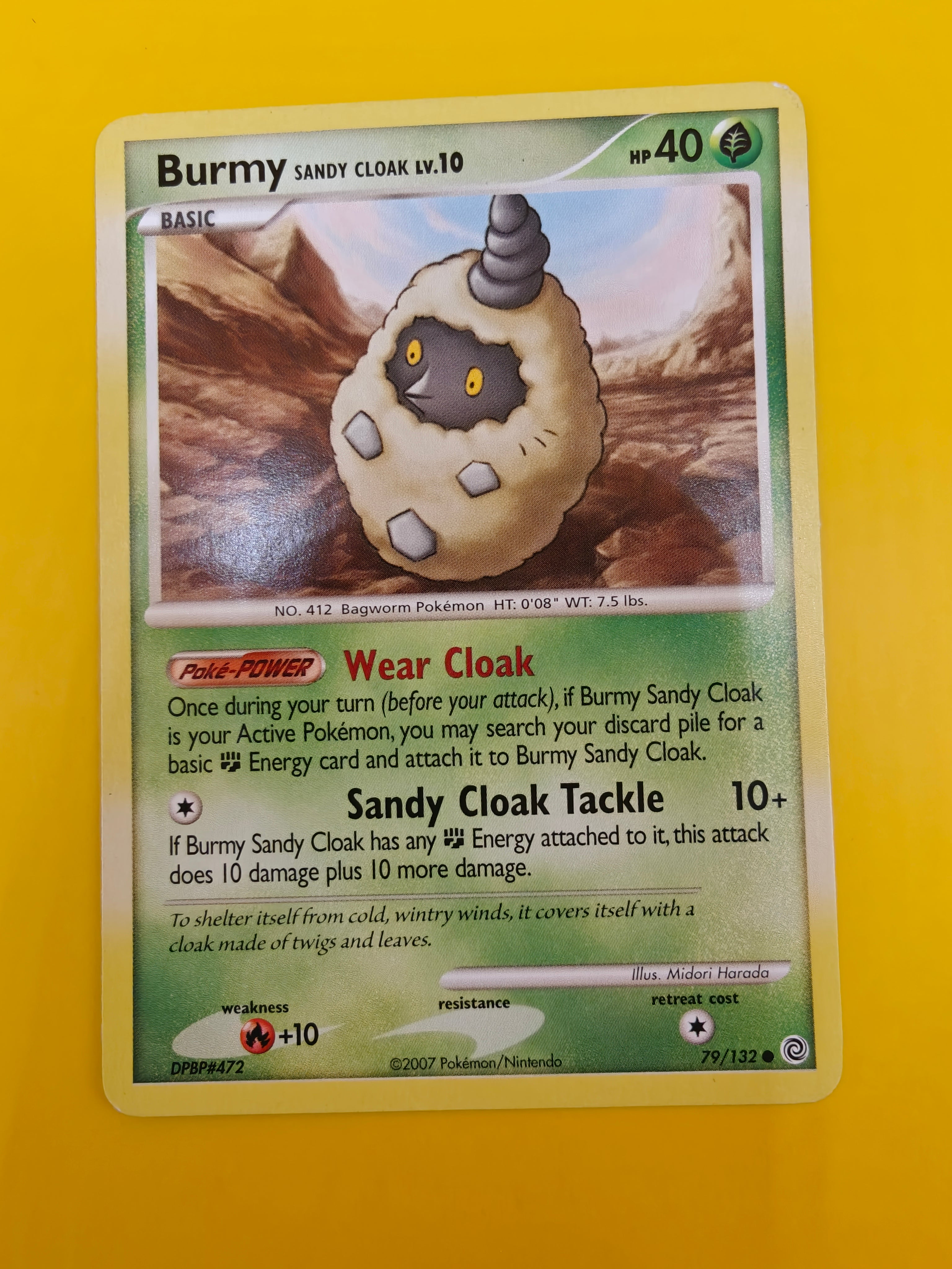 Burmy Sandy Cloak Lv.10 - Secret Wonders