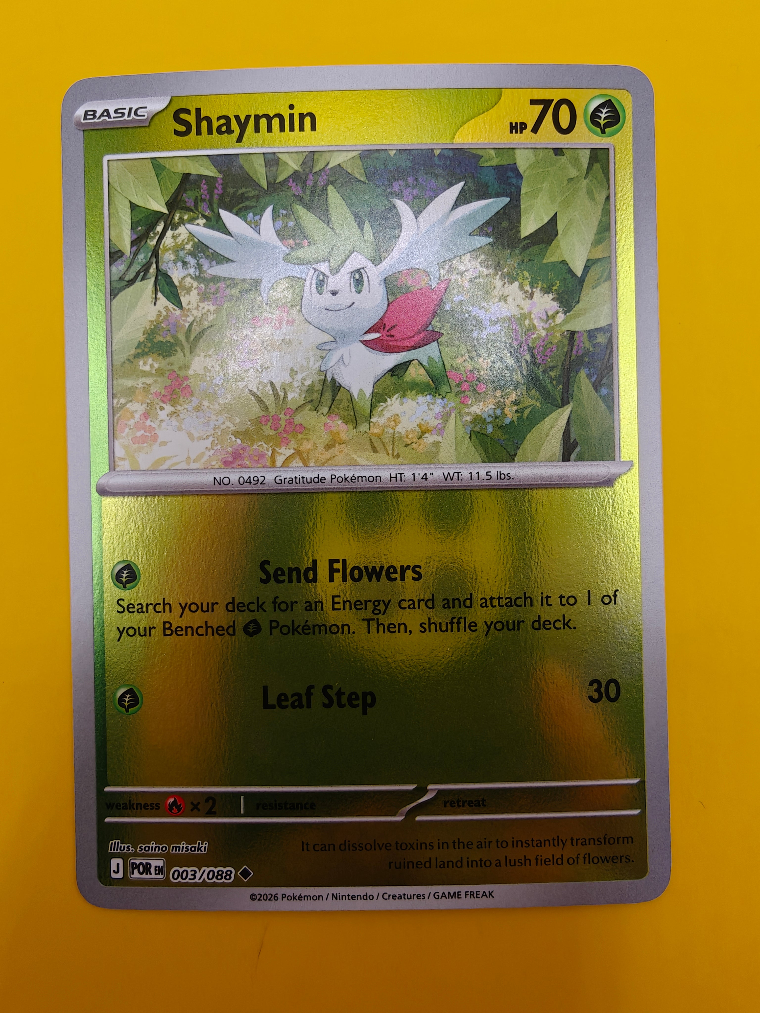 Shaymin Reverse Holo - Perfect Order