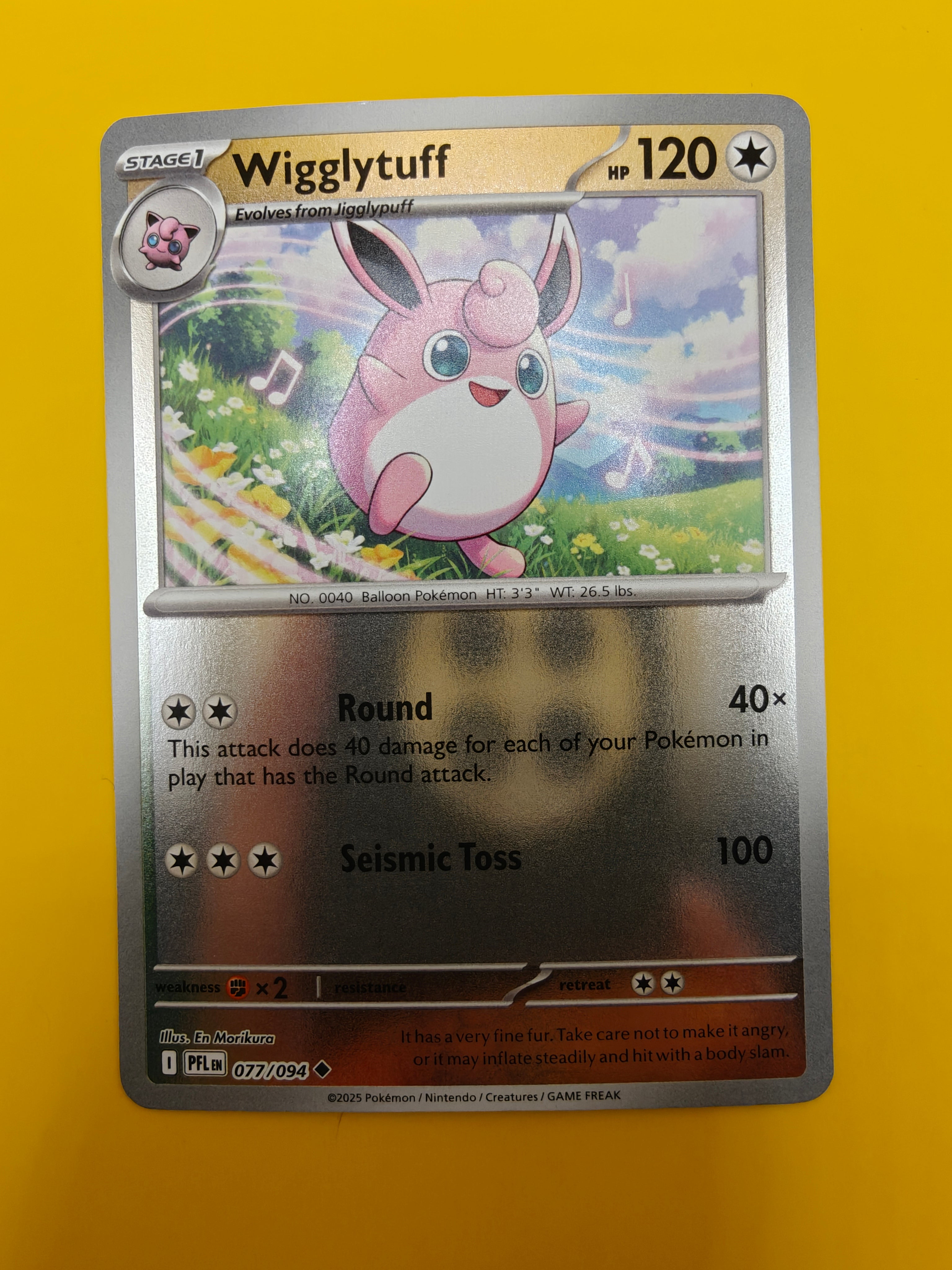 Wigglytuff Reverse Holo - Phantasmal Flames