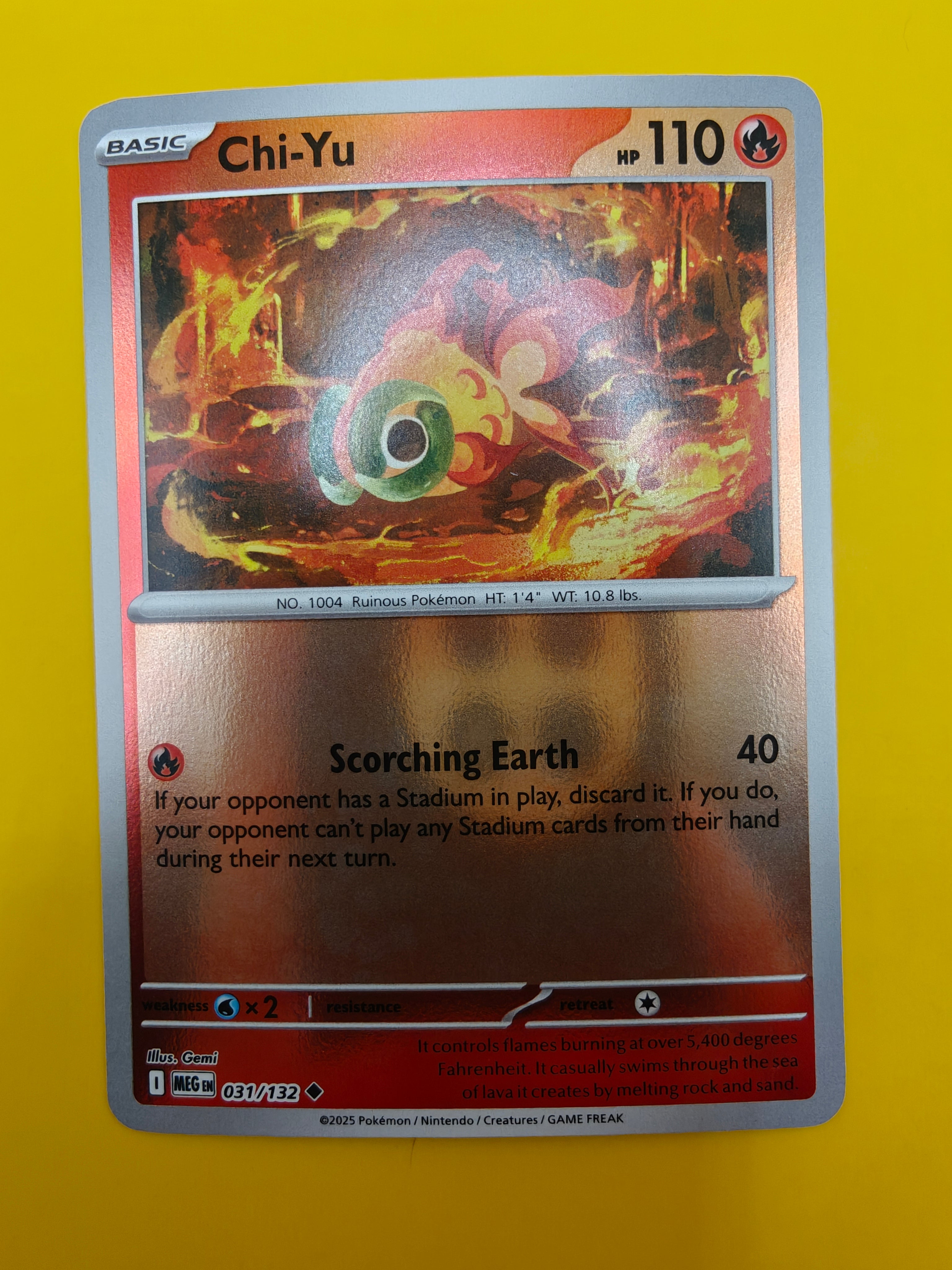 Chi-Yu Reverse Holo - Mega Evolution Base Set