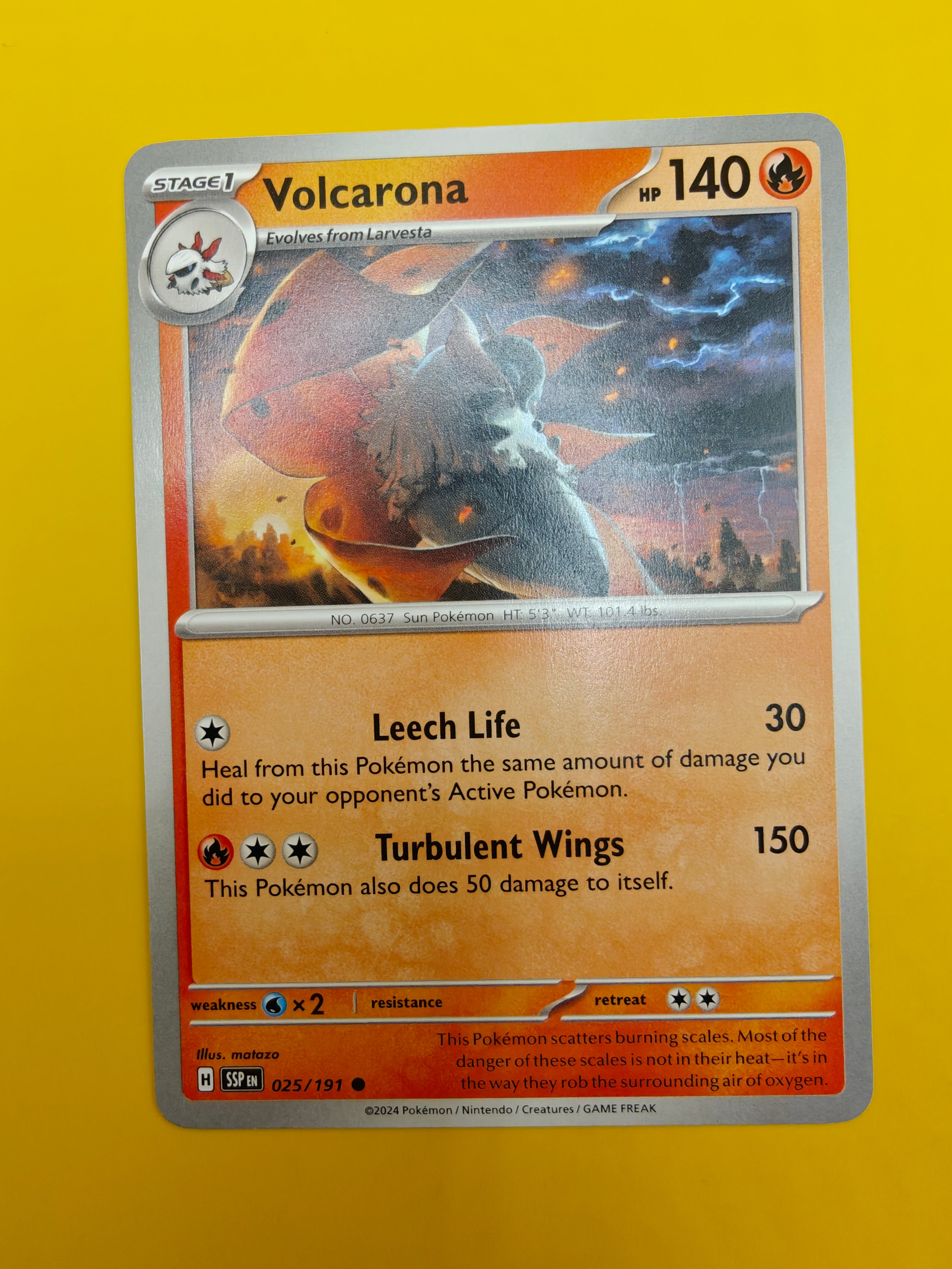 Volcarona - Surging Sparks