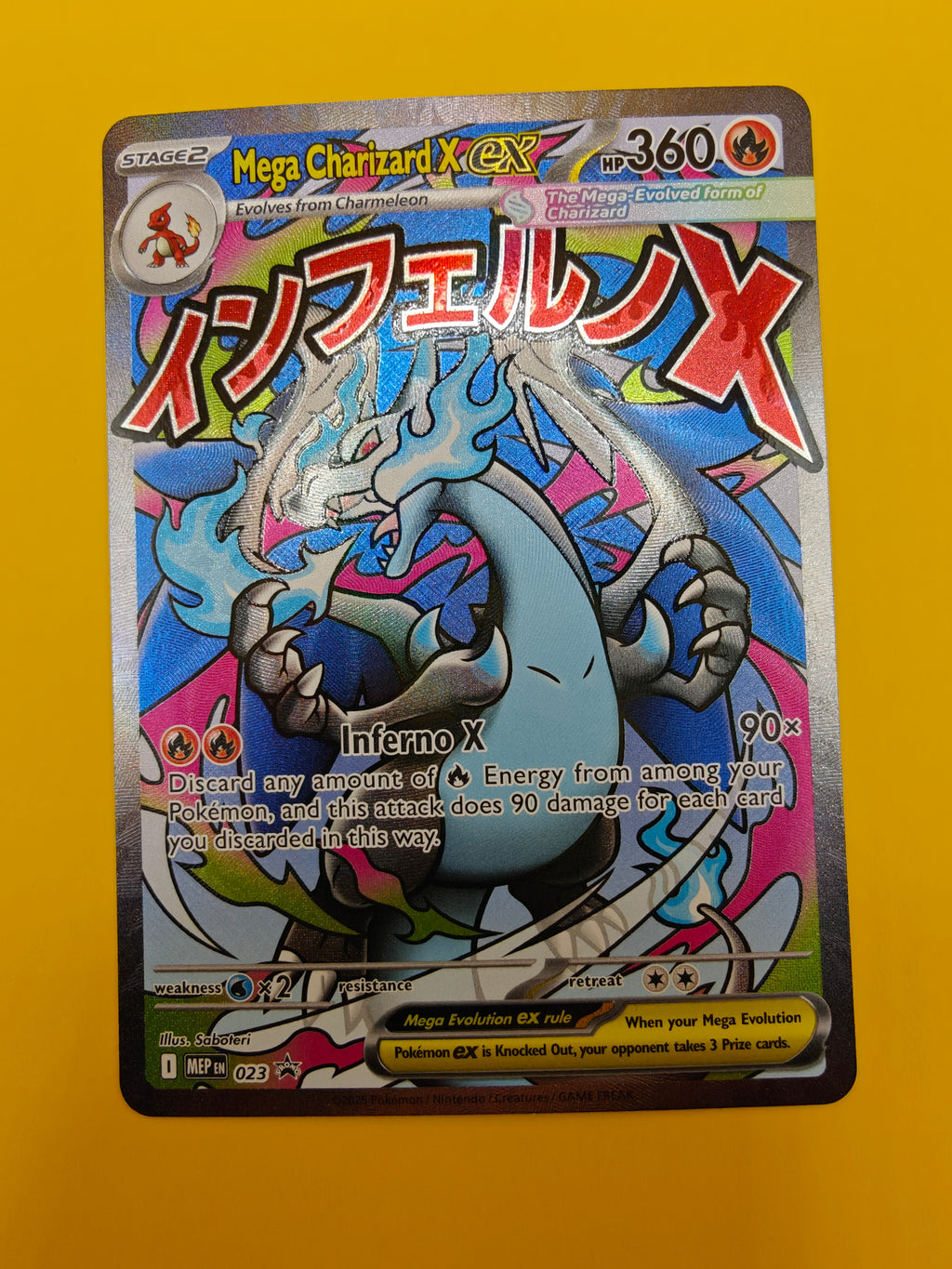 Mega Charizard X ex Full Art - MEP023