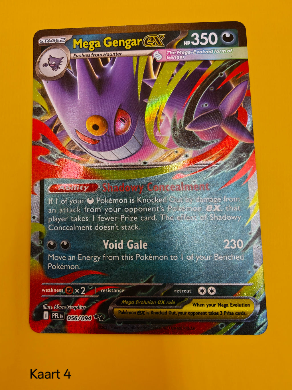 Mega Gengar ex - Phantasmal Flames
