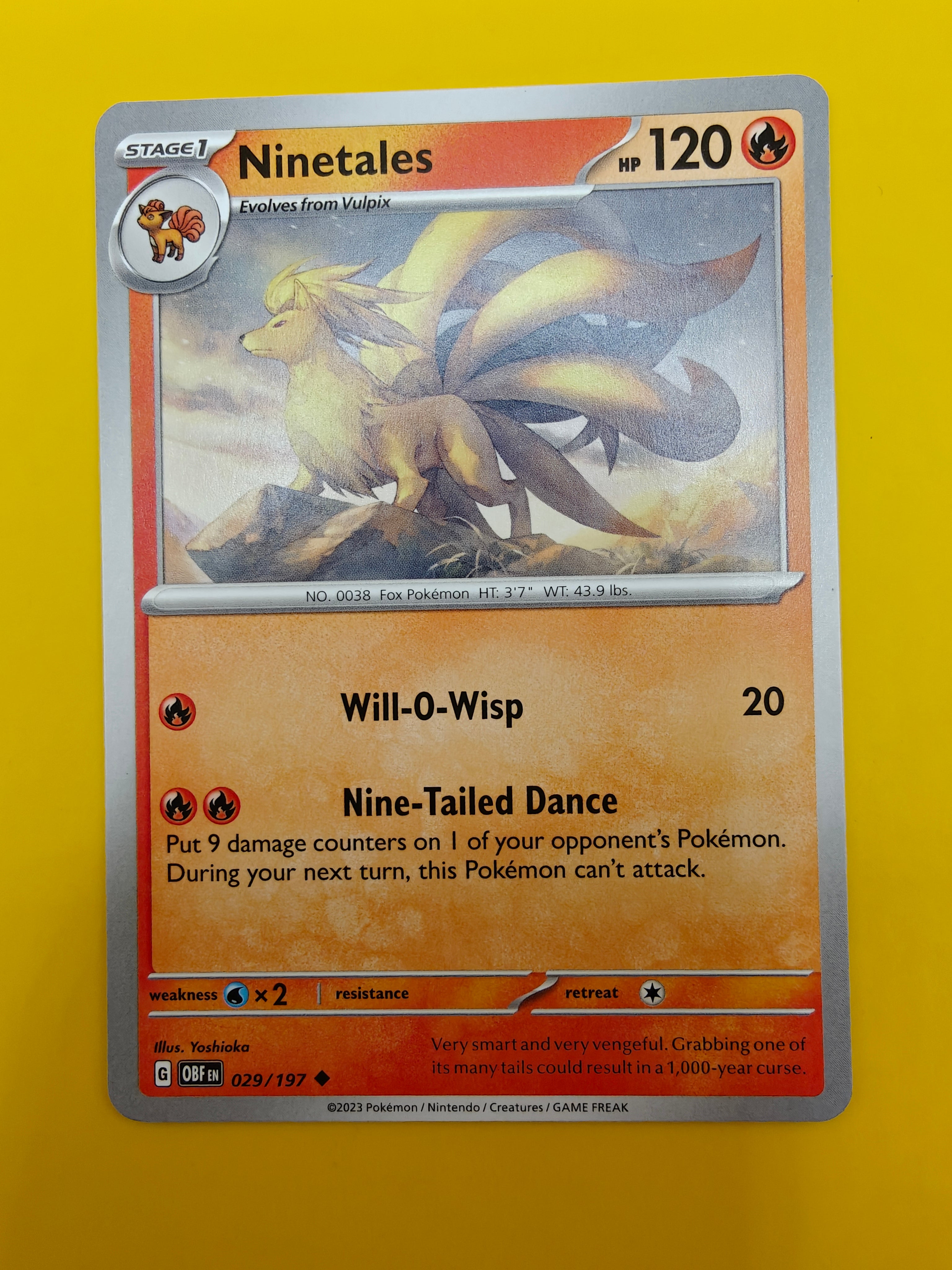 Ninetales - Obsidian Flames