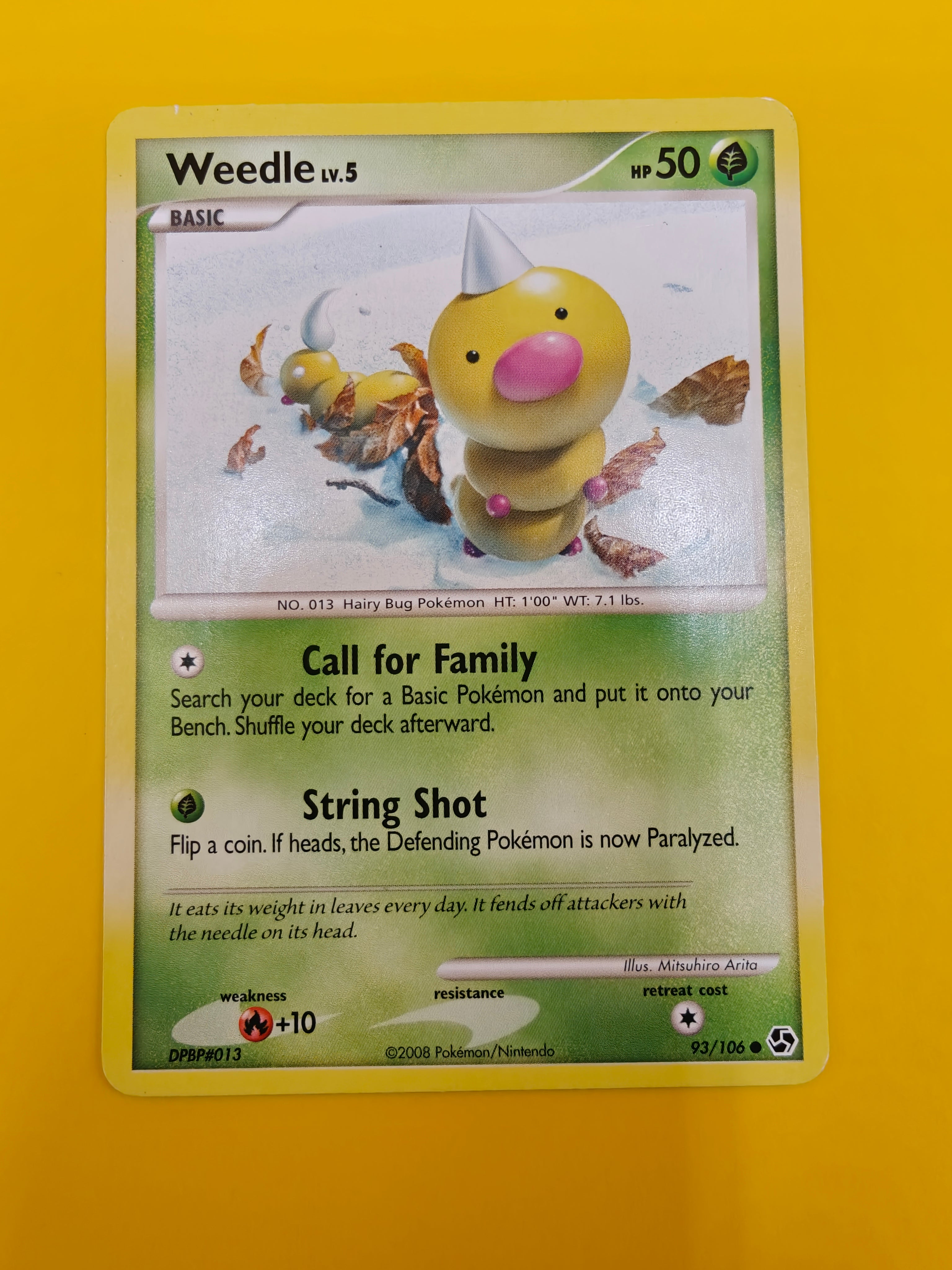 Weedle Lv.5 - Great Encounters