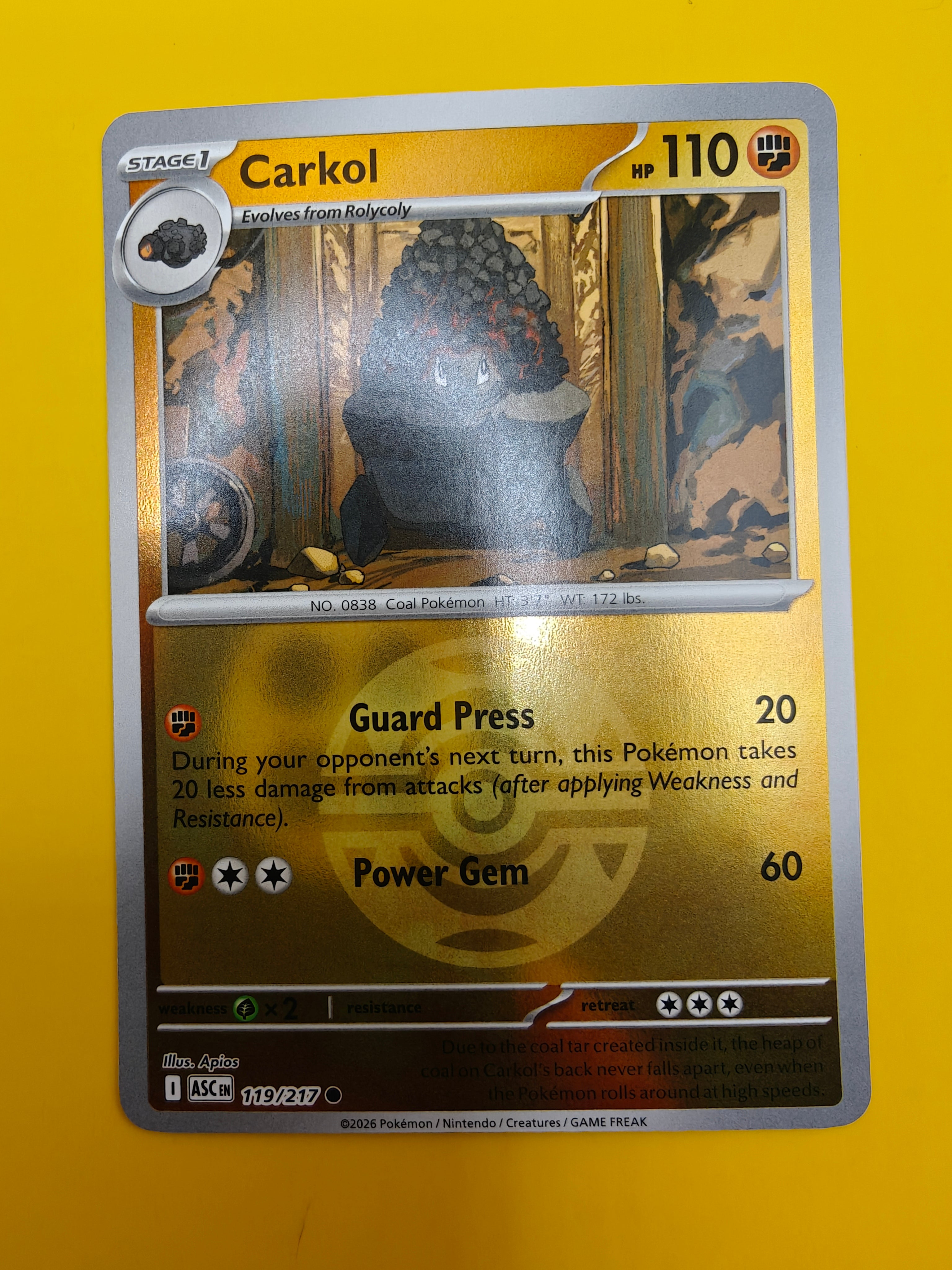 Carkol Poké Ball - Ascended Heroes