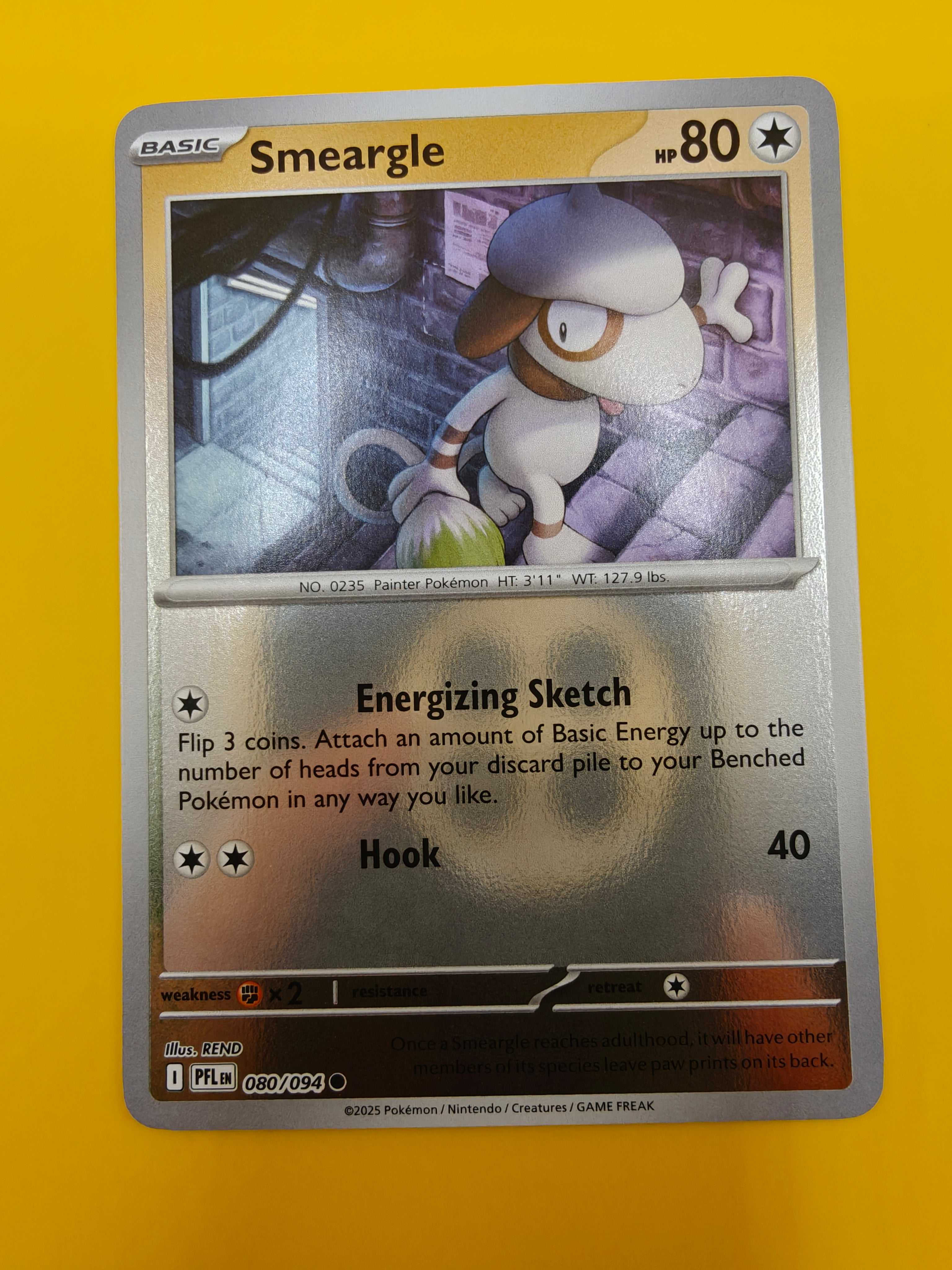 Smeargle Reverse Holo - Phantasmal Flames