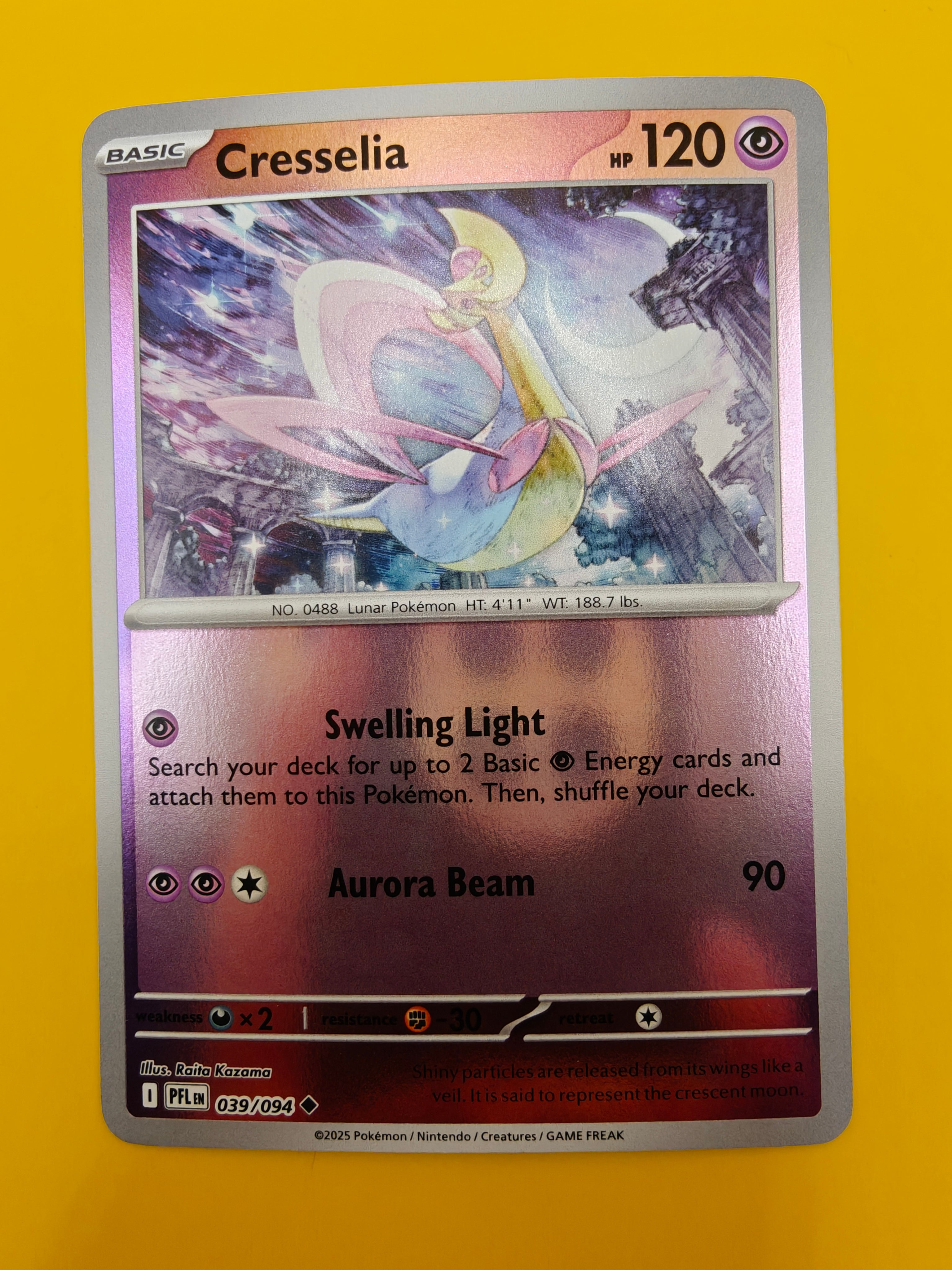 Cresselia Reverse Holo - Phantasmal Flames