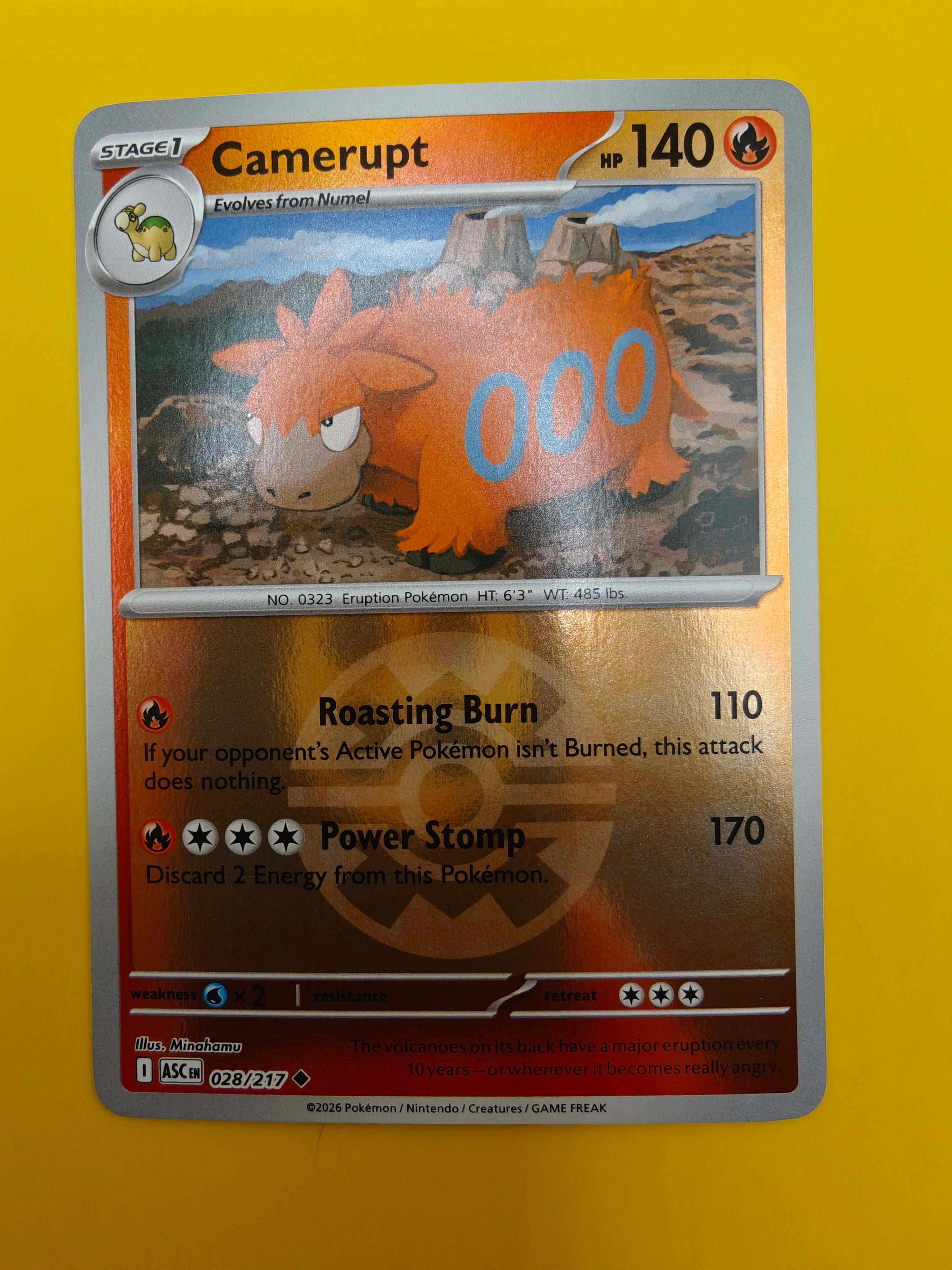 Camerupt Poké Ball - Ascended Heroes