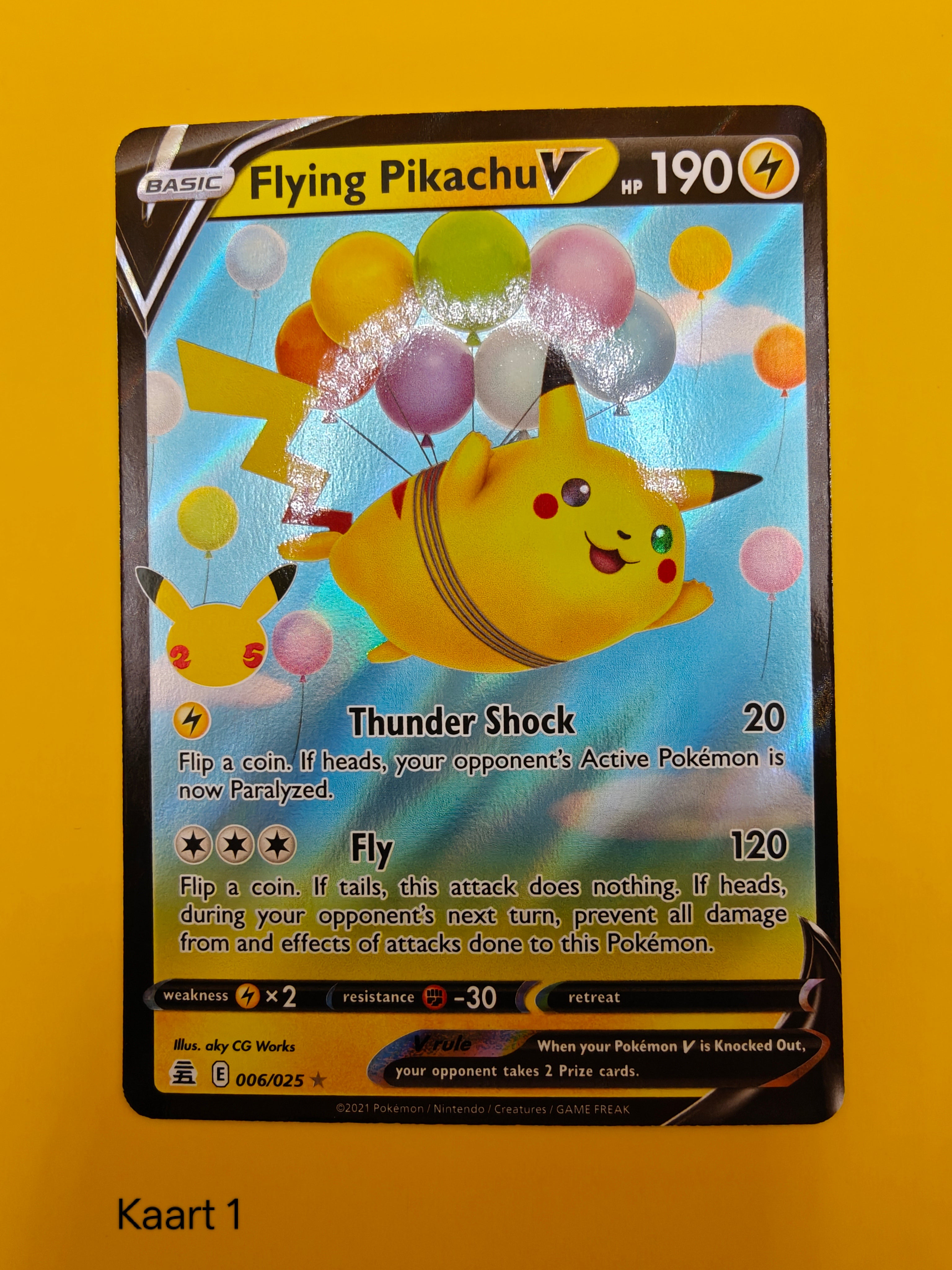 Flying Pikachu V - Celebrations