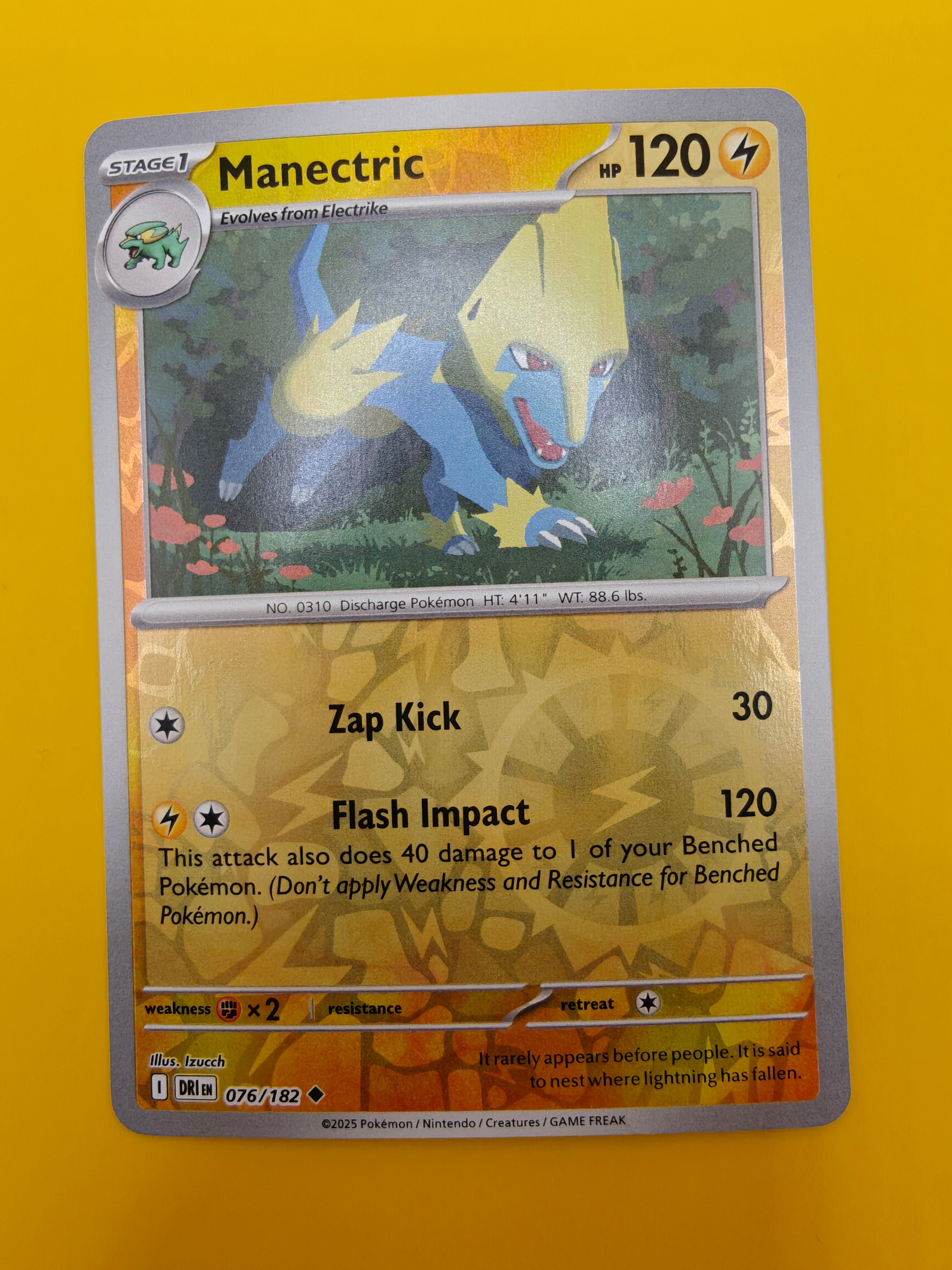 Manectric Reverse Holo - Destined Rivals