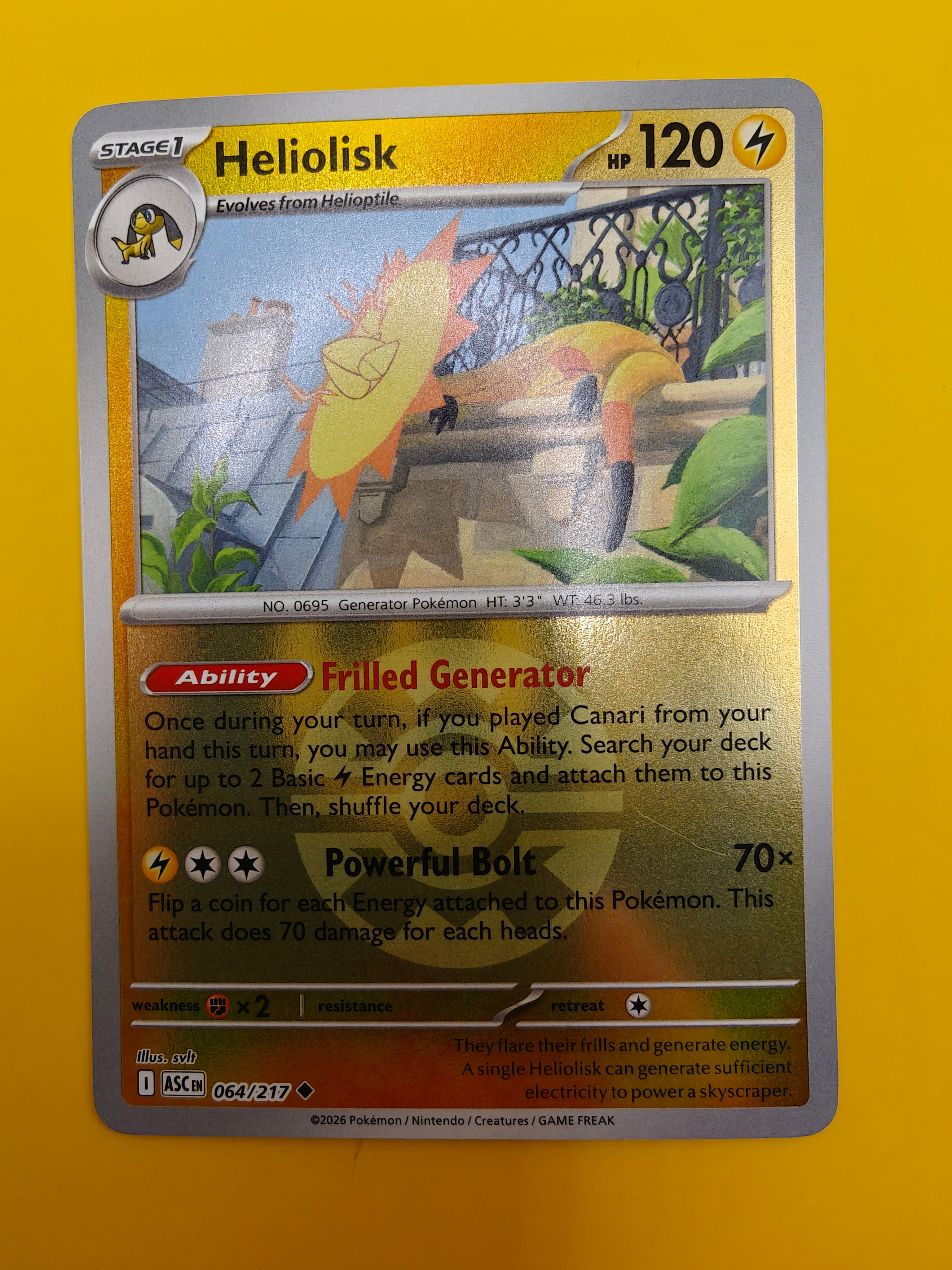 Heliolisk Poké Ball - Ascended Heroes