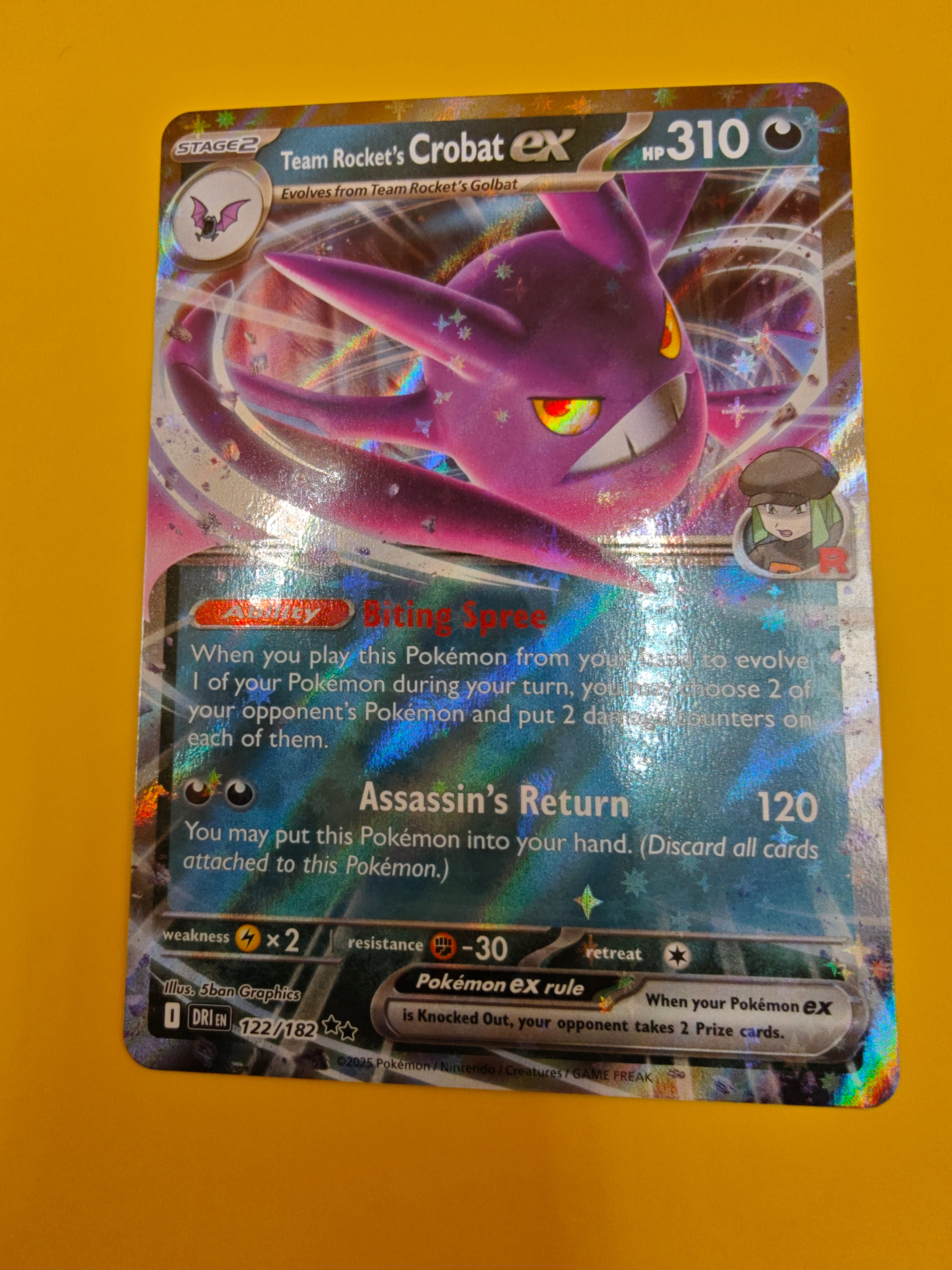 Team Rocket's Crobat ex - Destined Rivals