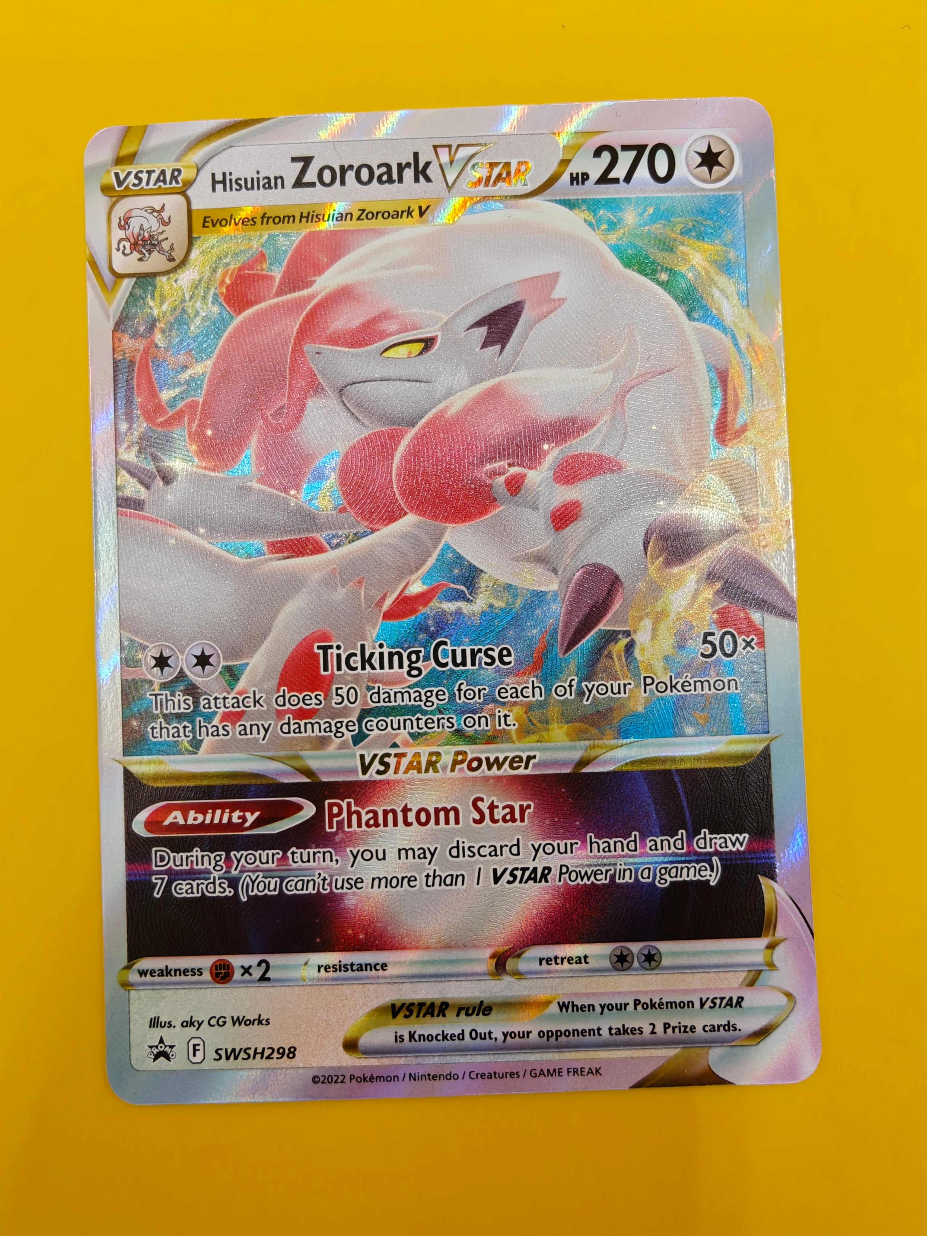 Hisuian Zoroark Vstar - SWSH298
