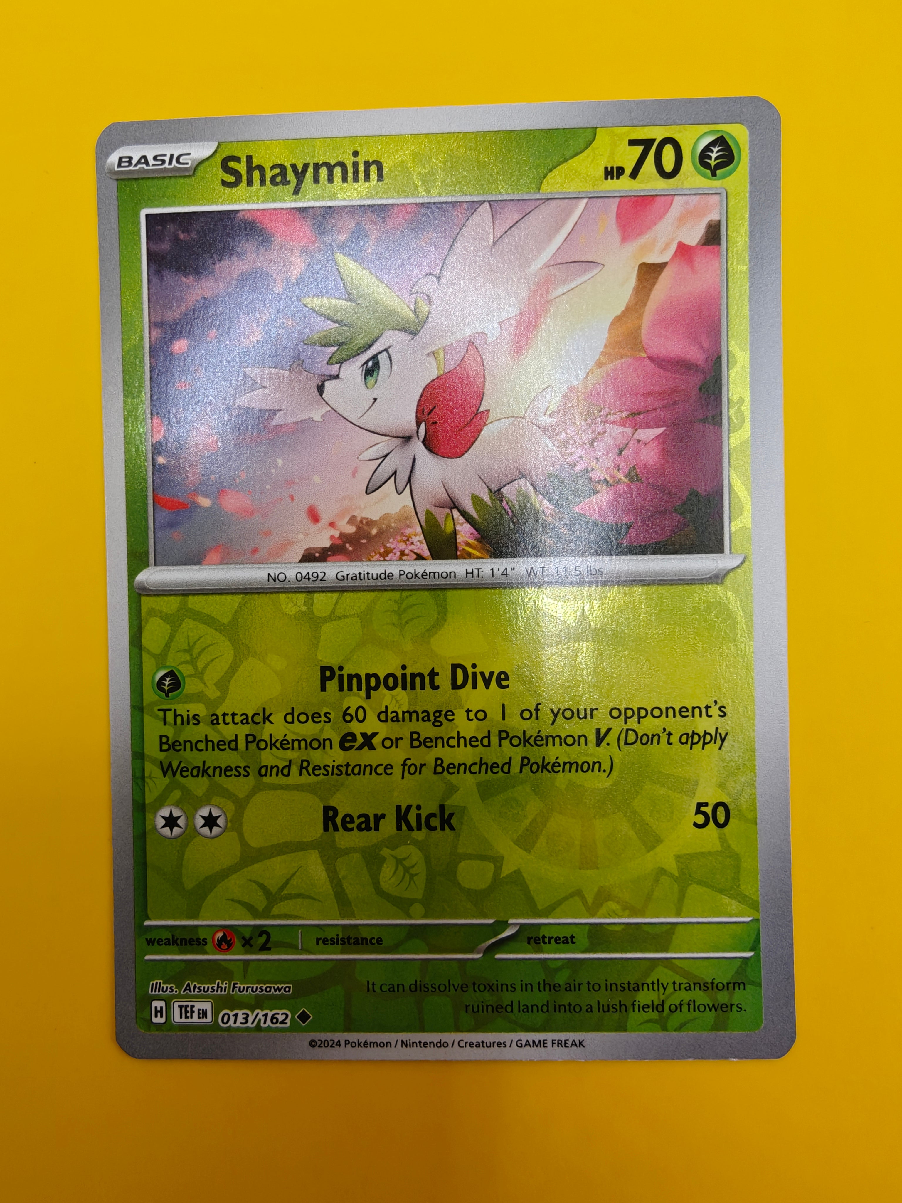 Shaymin Reverse Holo - Temporal Forces