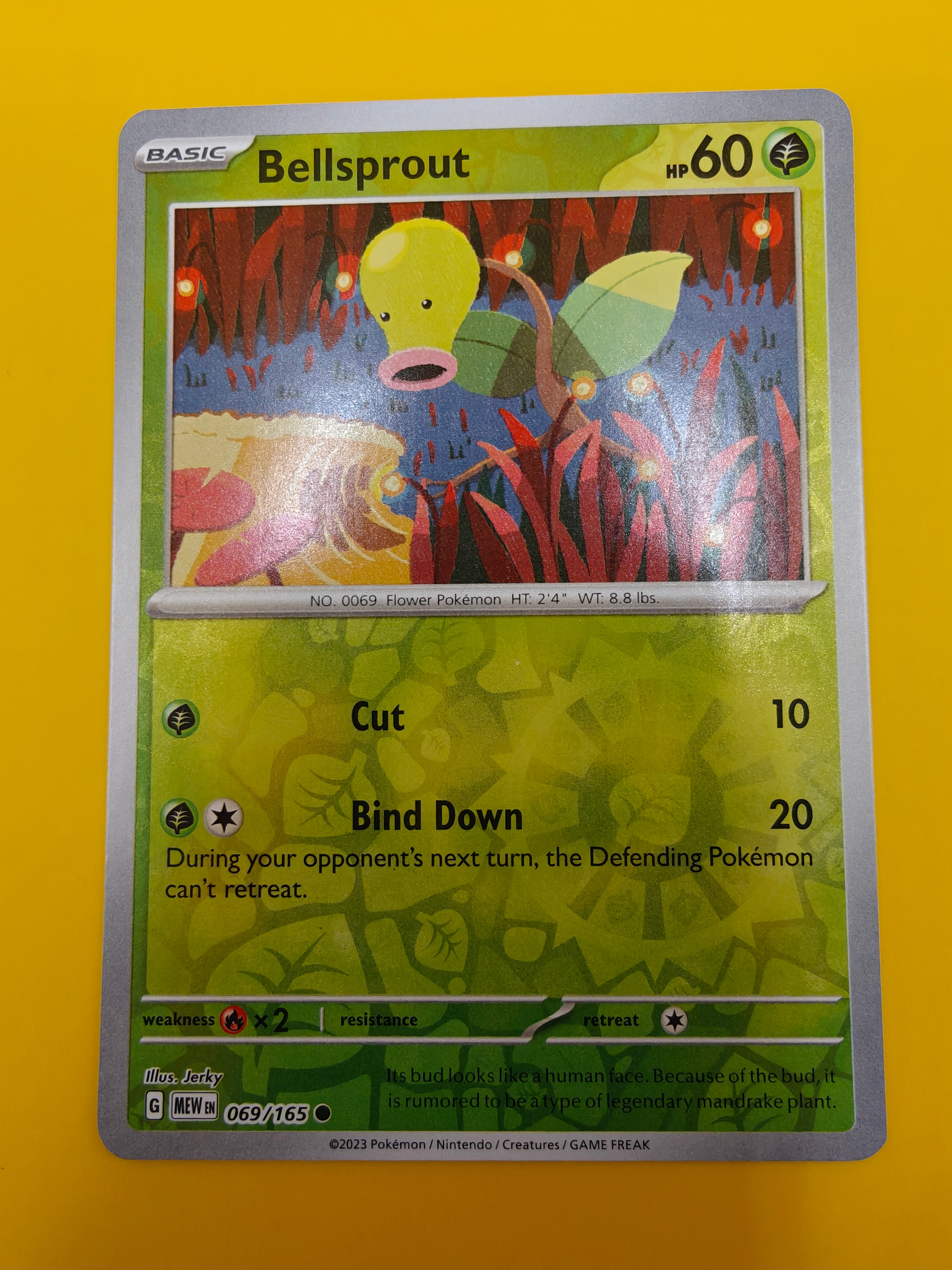 Bellsprout Reverse Holo - Mew 151