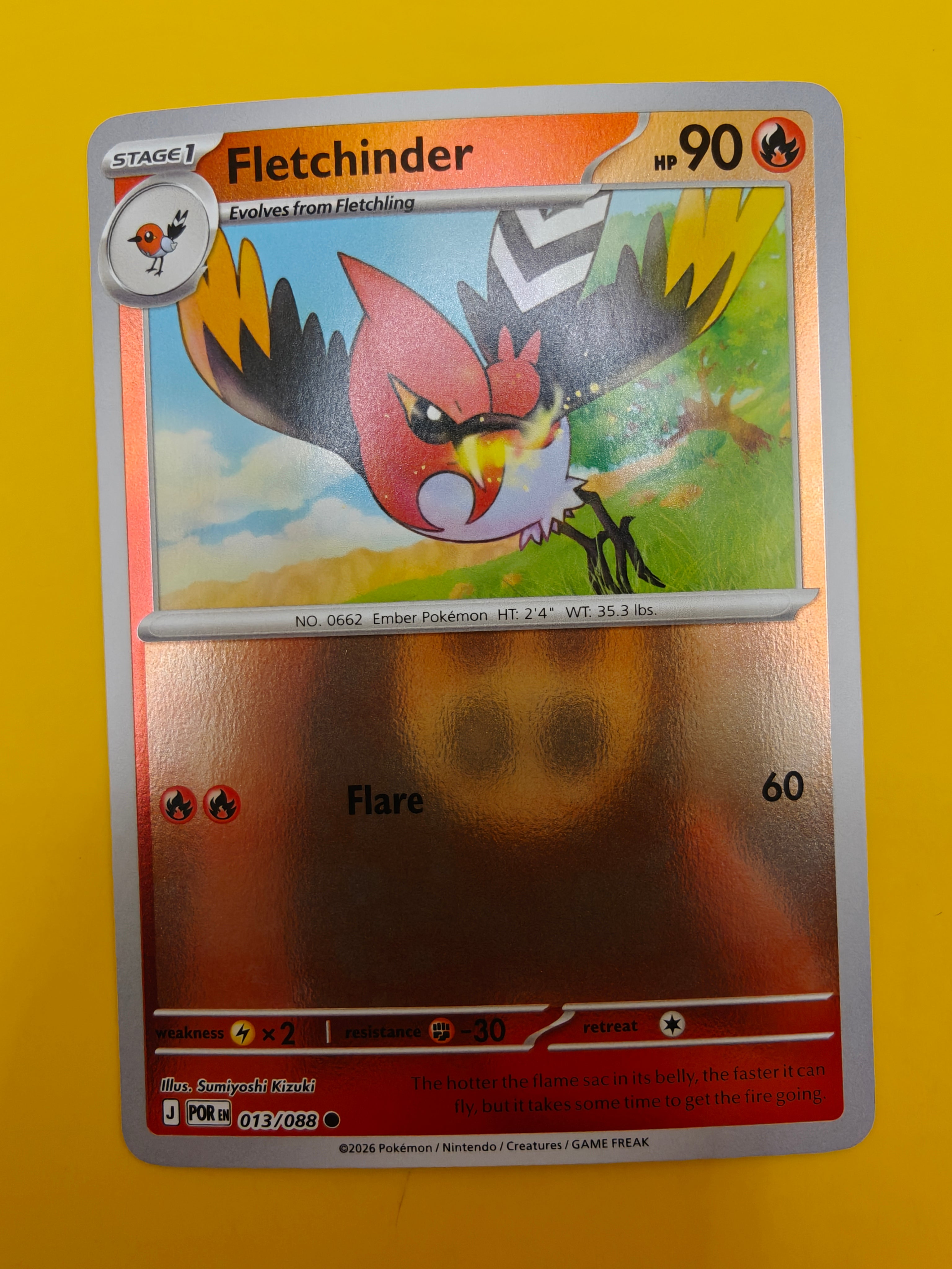 Fletchinder Reverse Holo - Perfect Order