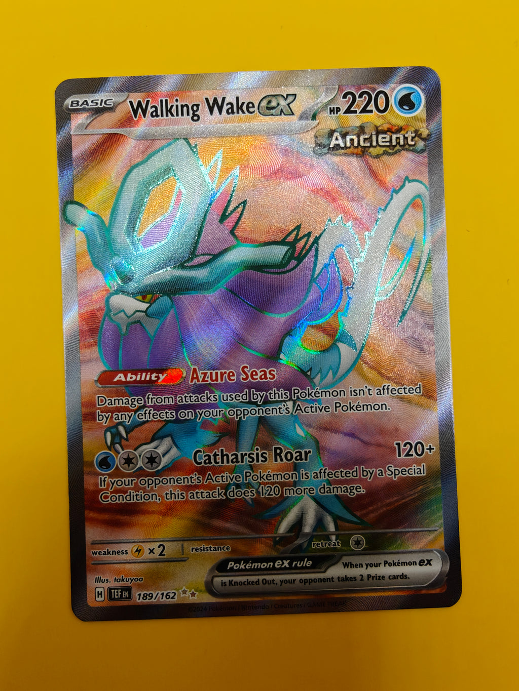 Walking Wake ex Full Art - Temporal Forces