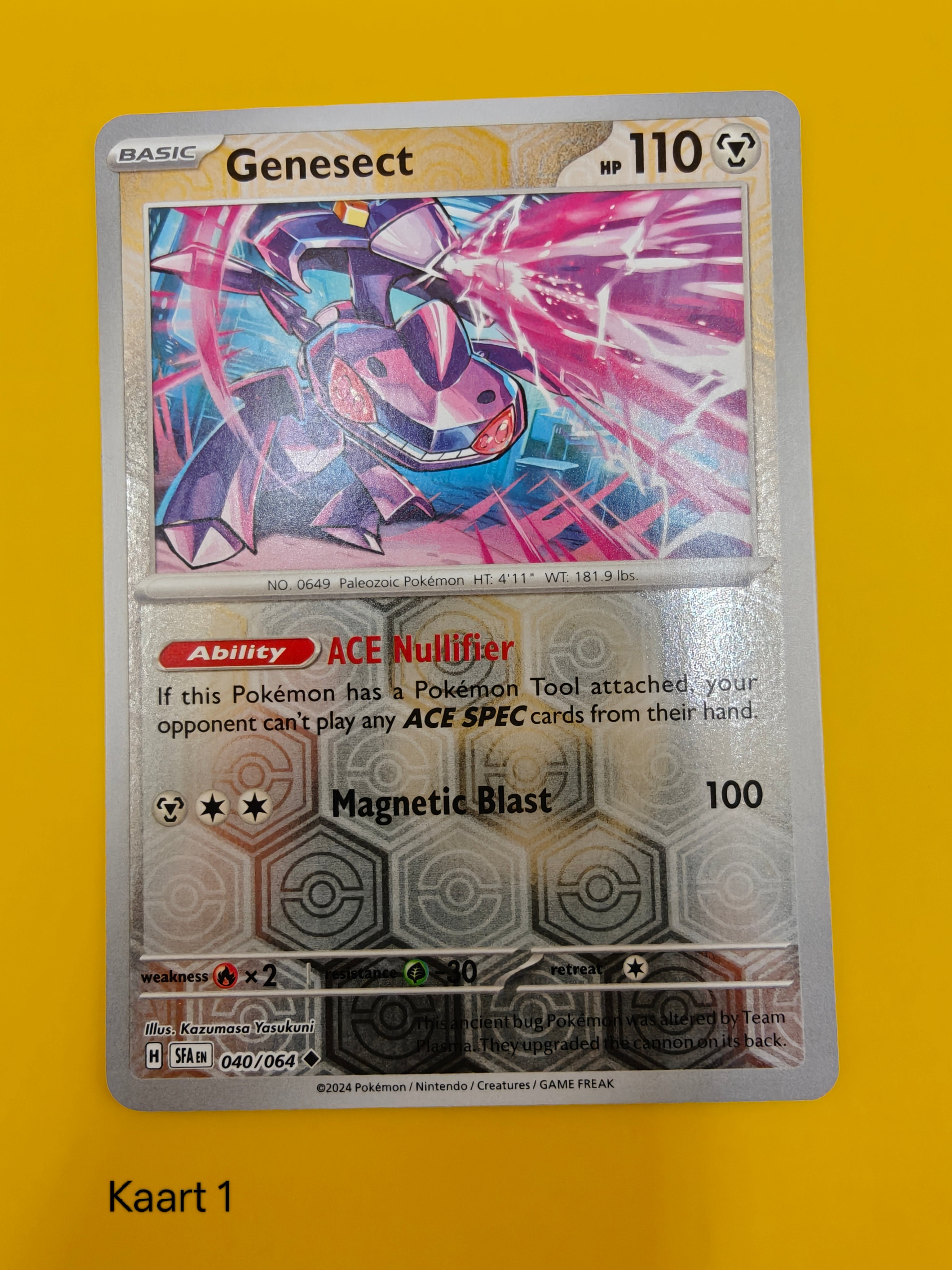 Genesect Reverse Holo - Shrouded Fable