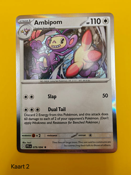 Ambipom Holo - Phantasmal Flames