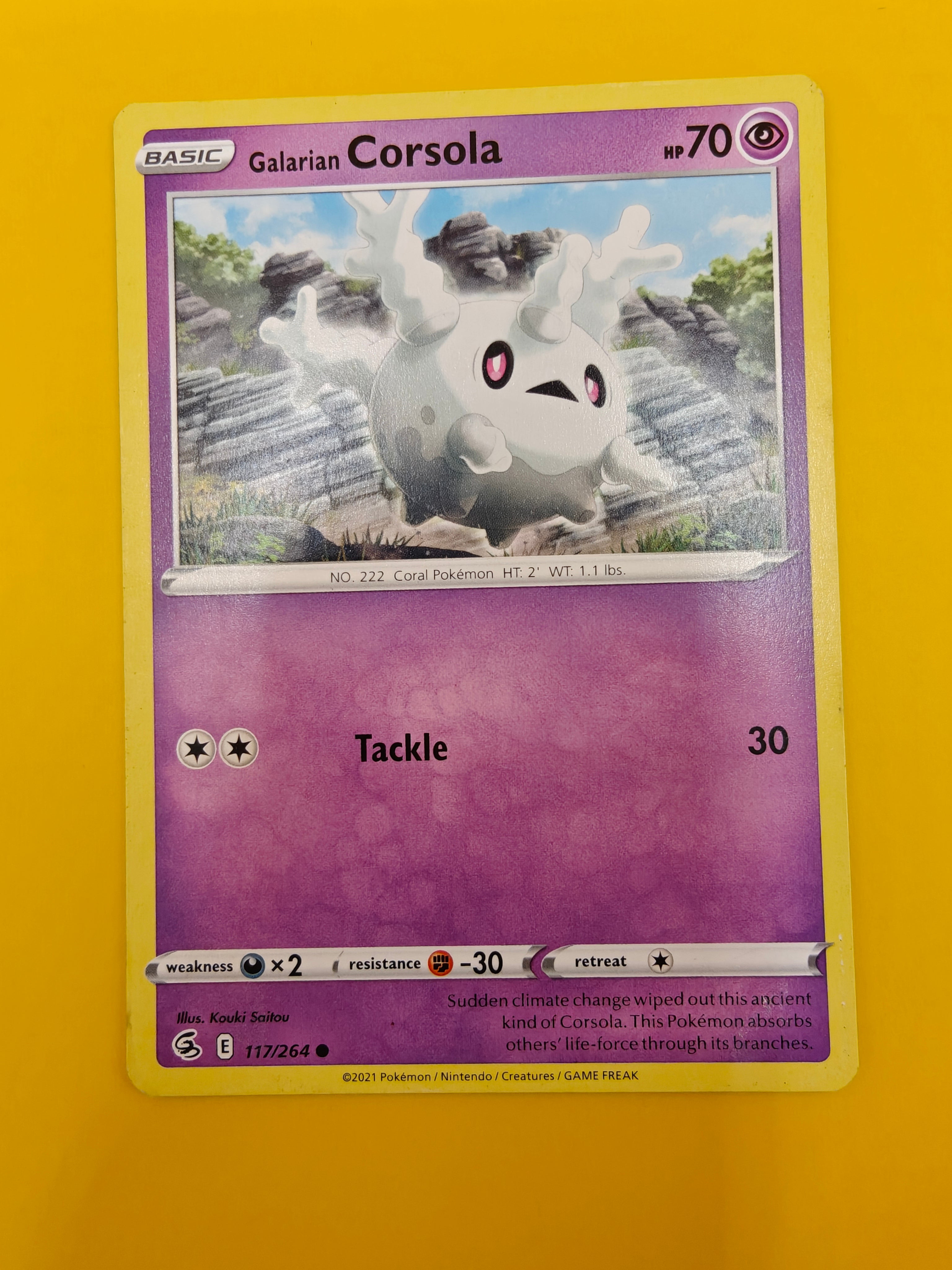 Galarian Corsola - Fusion Strike
