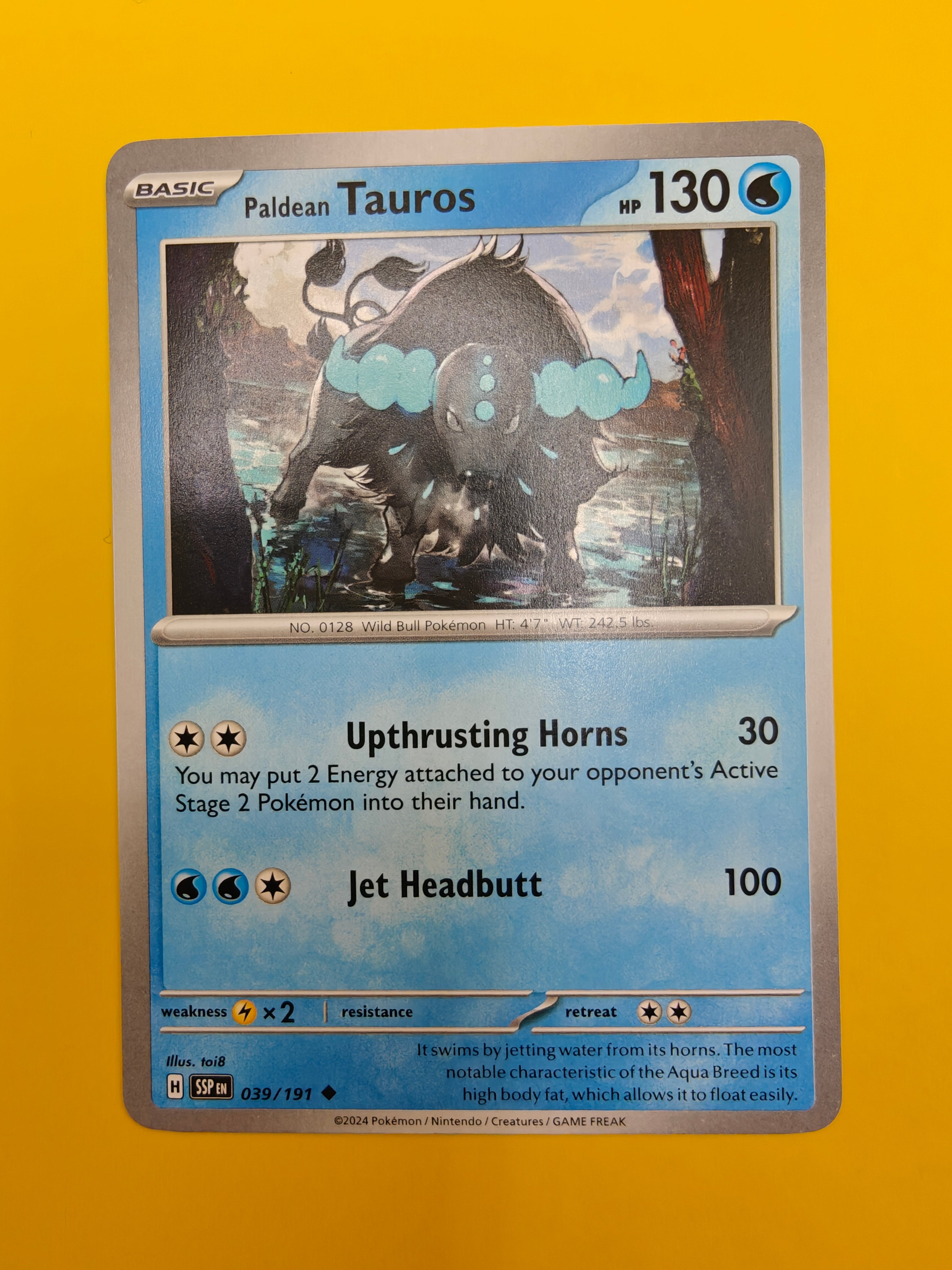 Paldean Tauros - Surging Sparks