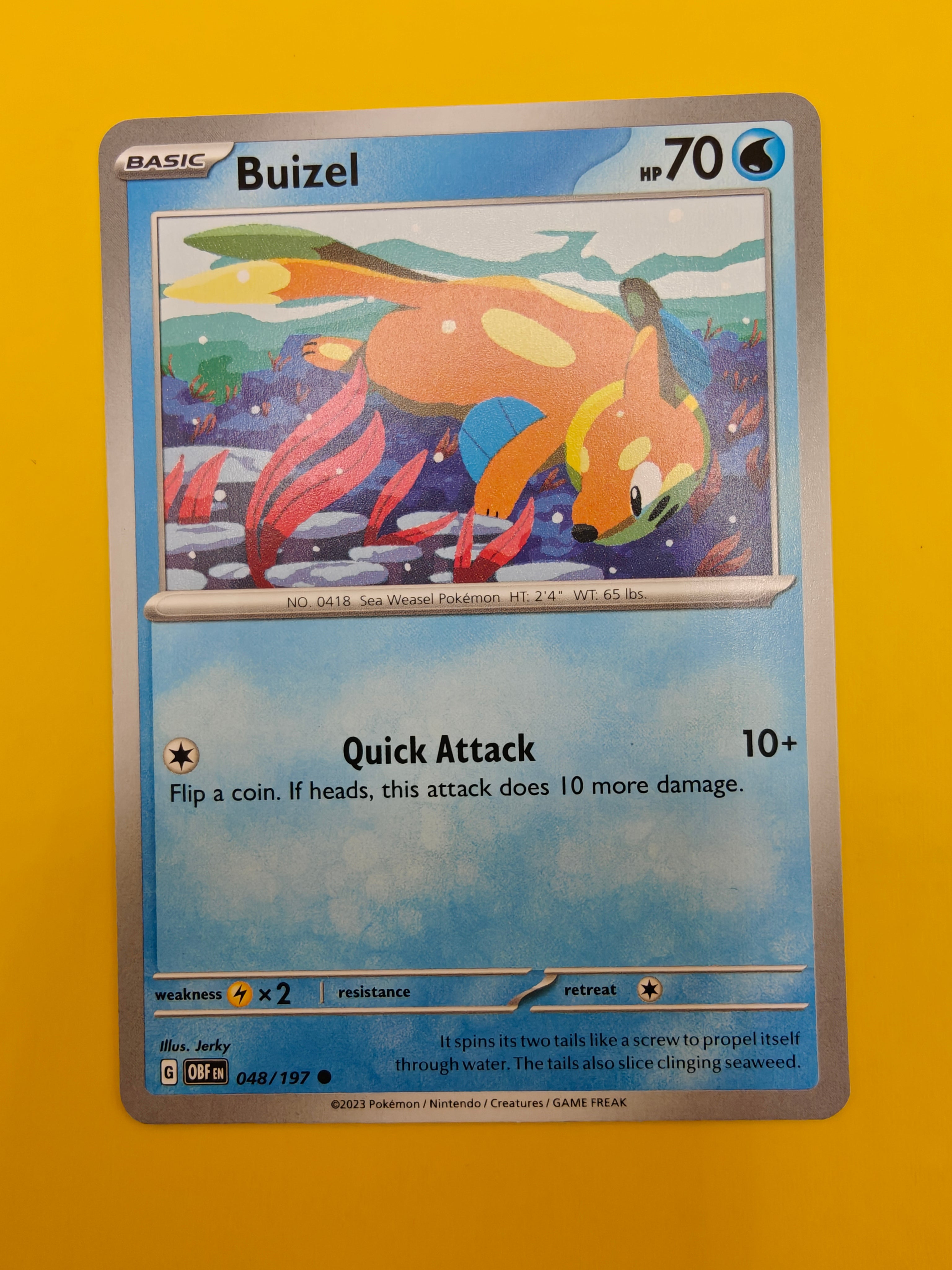 Buizel - Obsidian Flames