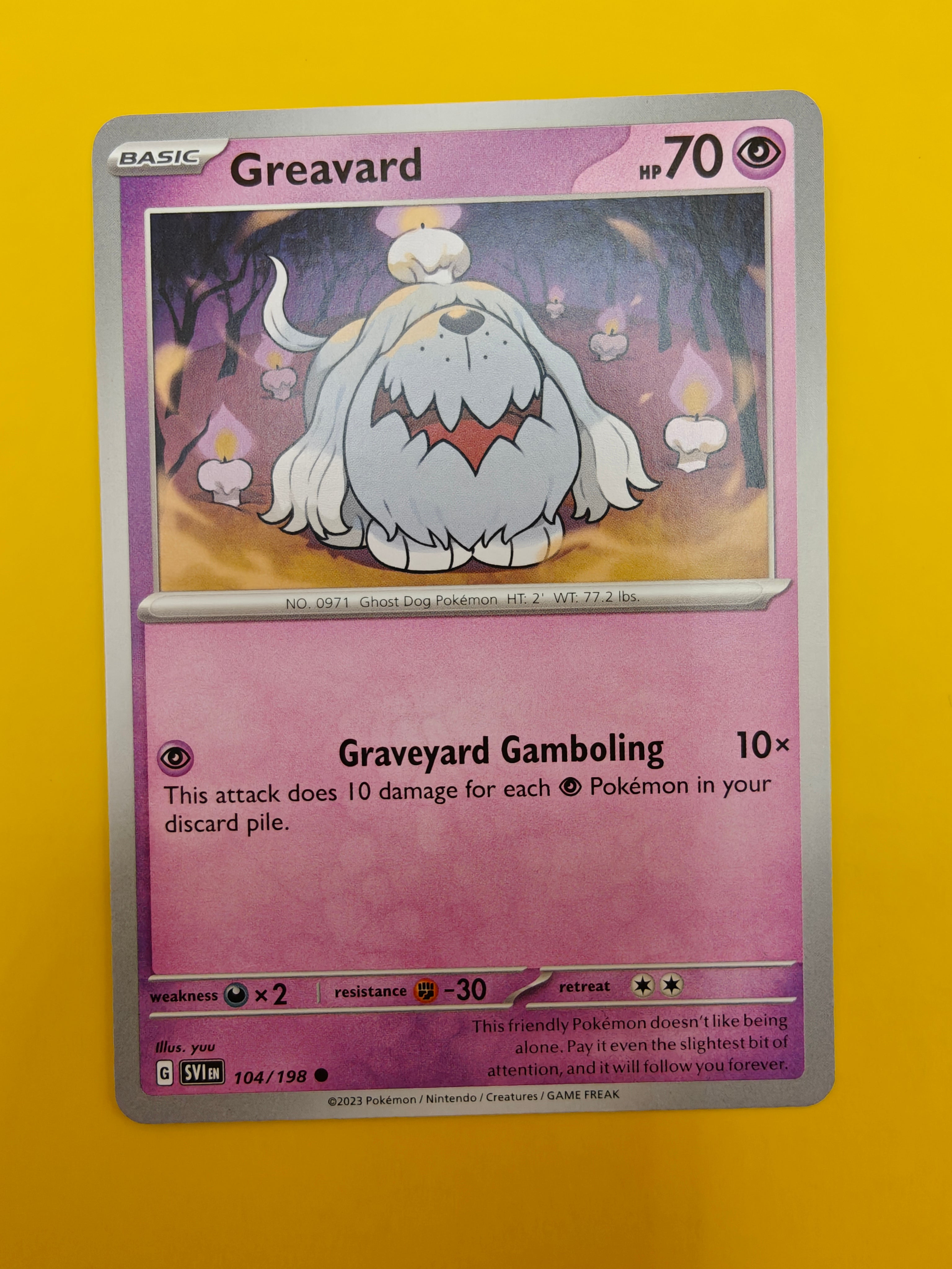 Greavard - Scarlet & Violet Base Set