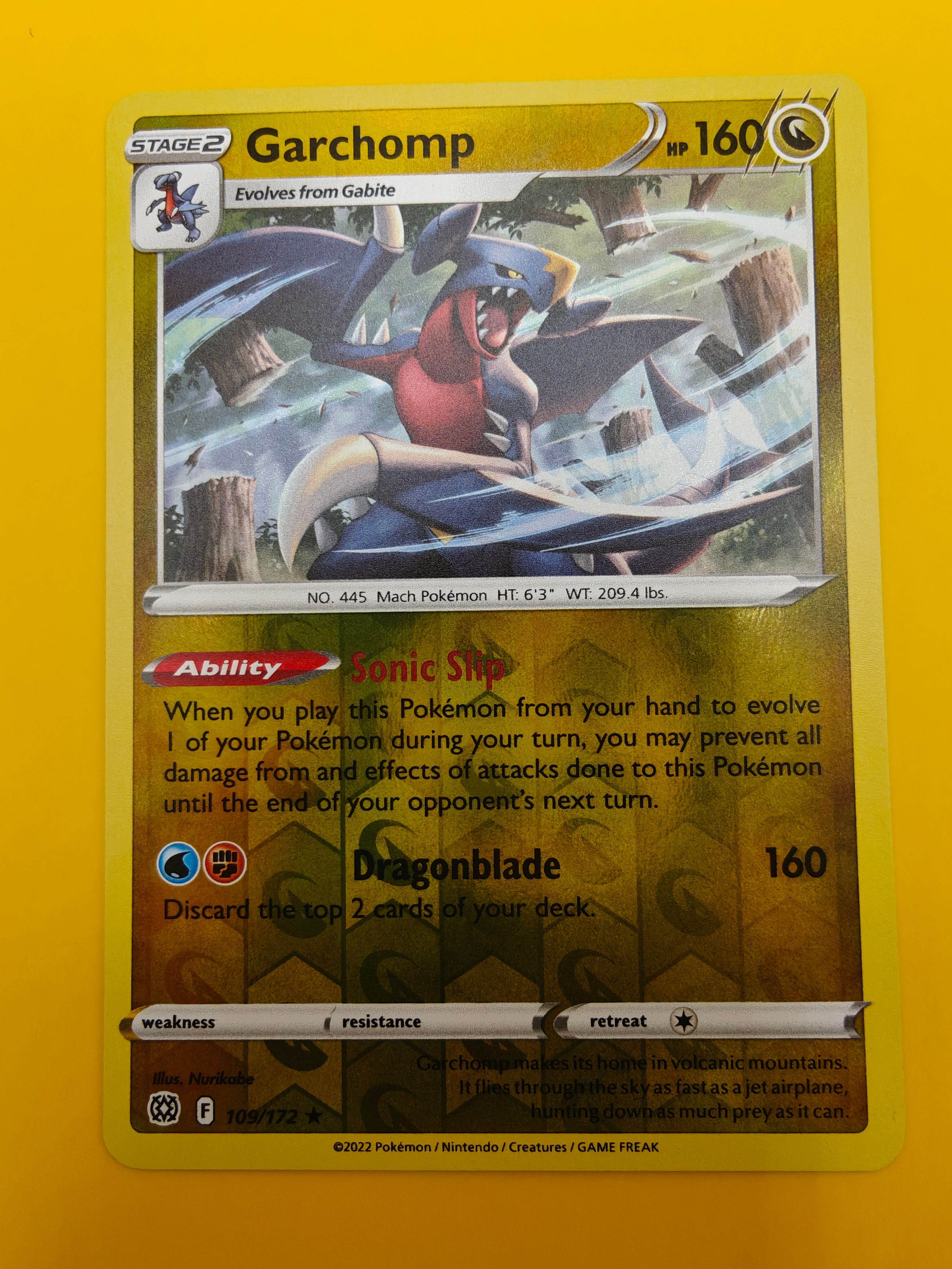 Garchomp Reverse Holo - Brilliant Stars