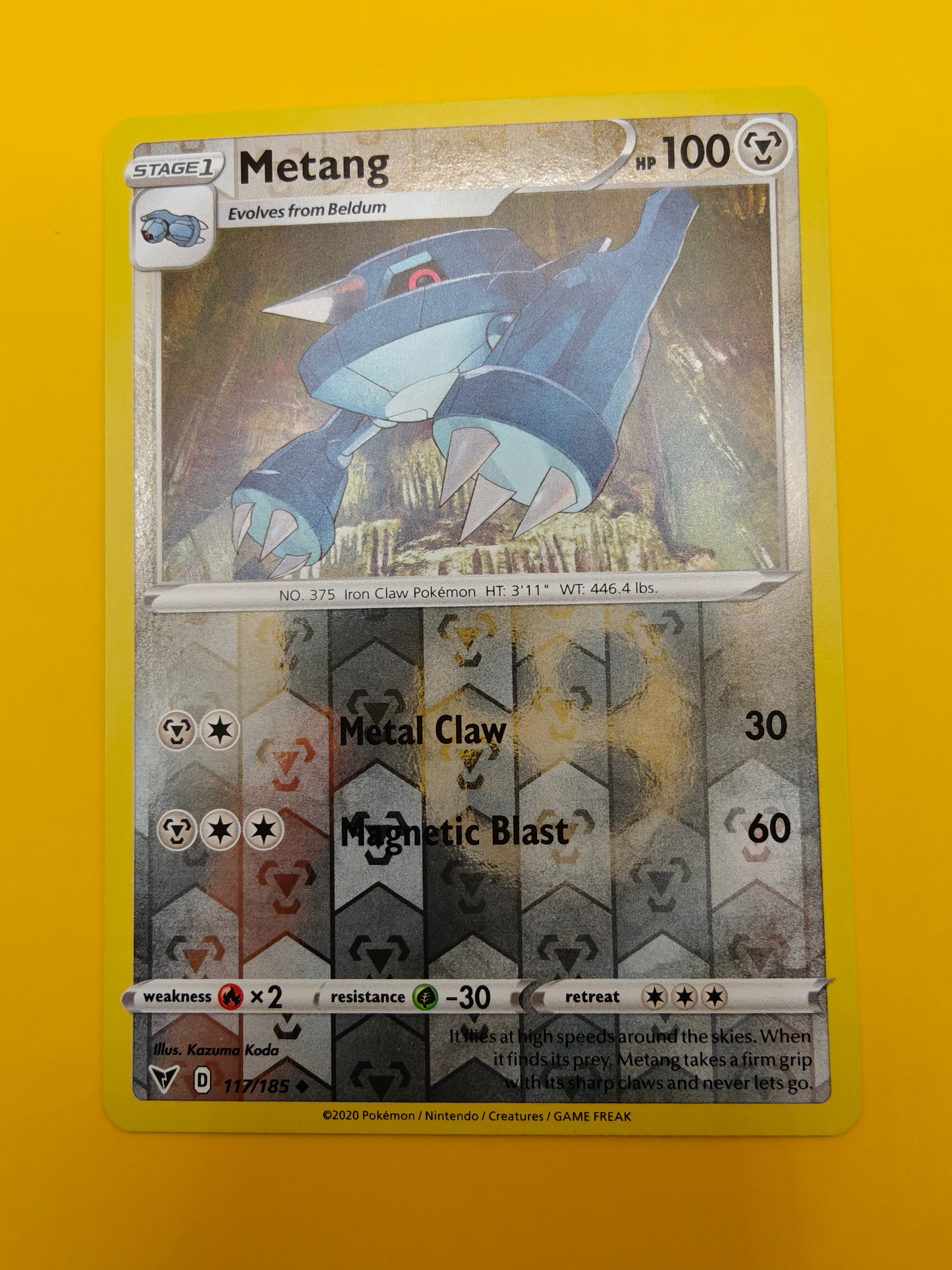 Metang Reverse Holo - Vivid Voltage
