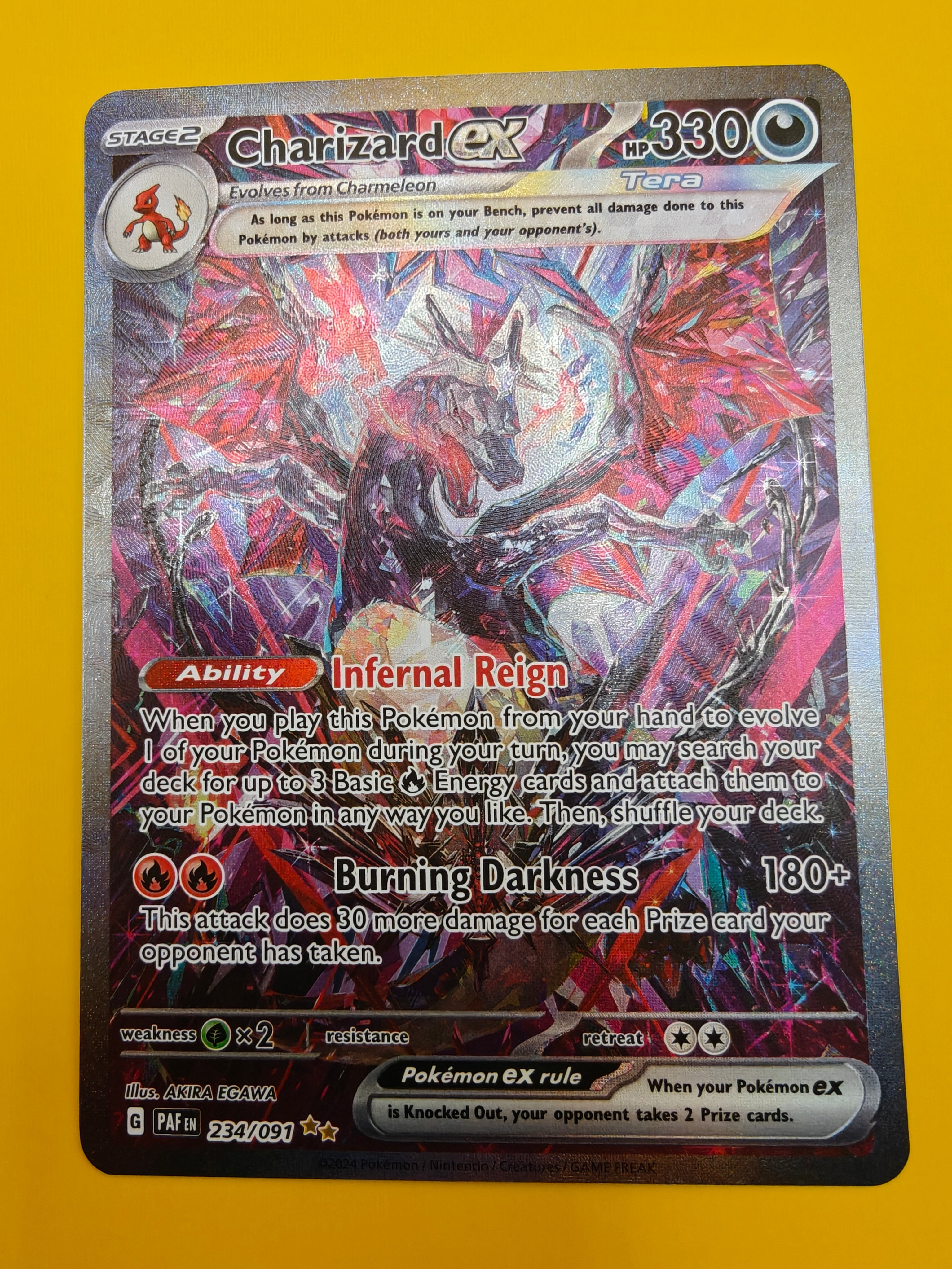 Charizard ex SIR - Paldean Fates