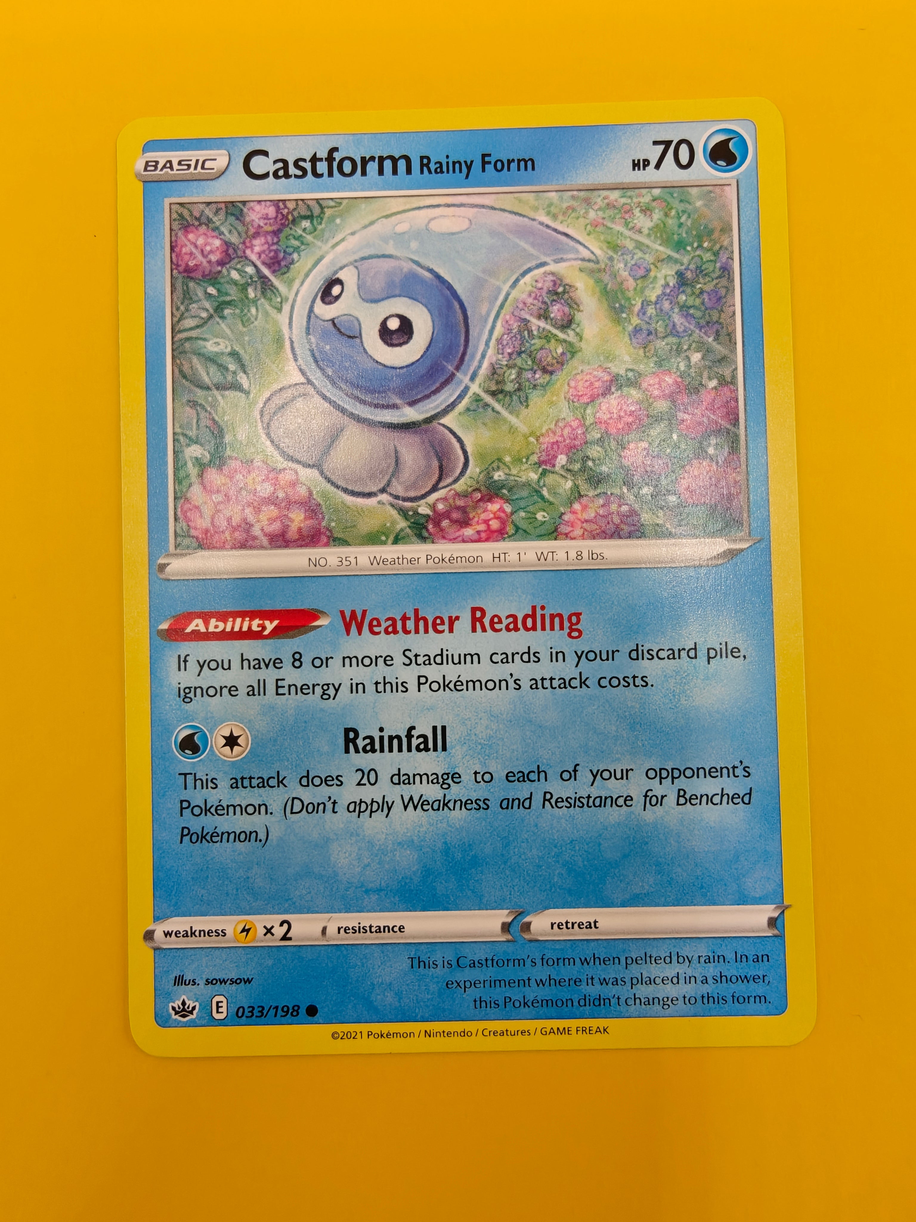 Castform Rainy Form - Chilling Reign