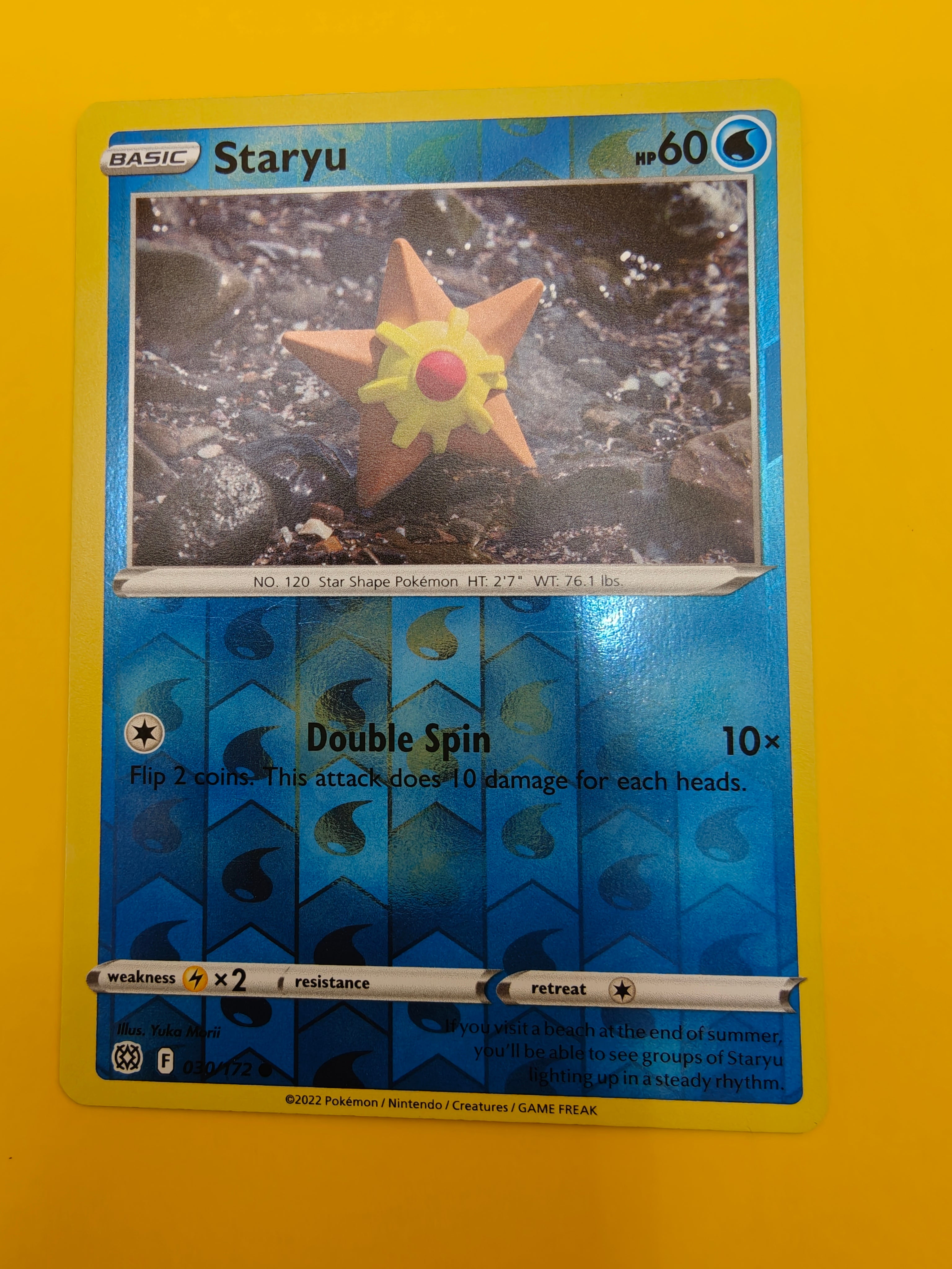 Staryu Reverse Holo - Brilliant Stars