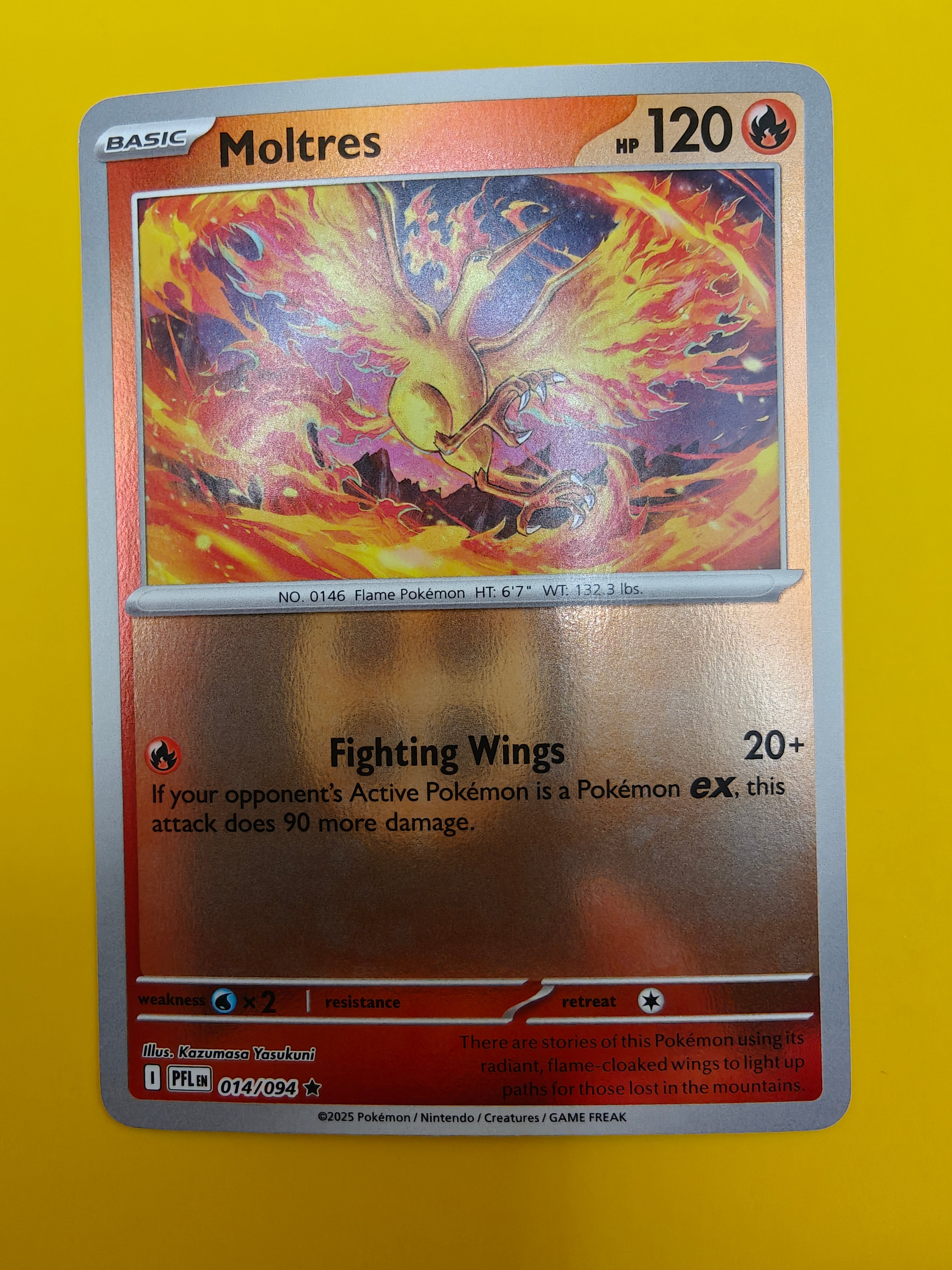 Moltres Reverse Holo - Phantasmal Flames