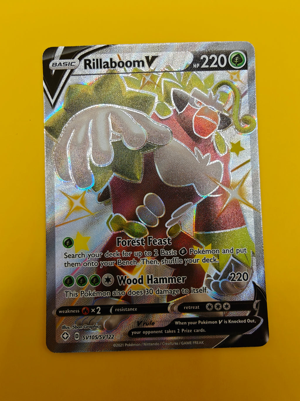 Rillaboom V Shiny Full Art - Shining Fates