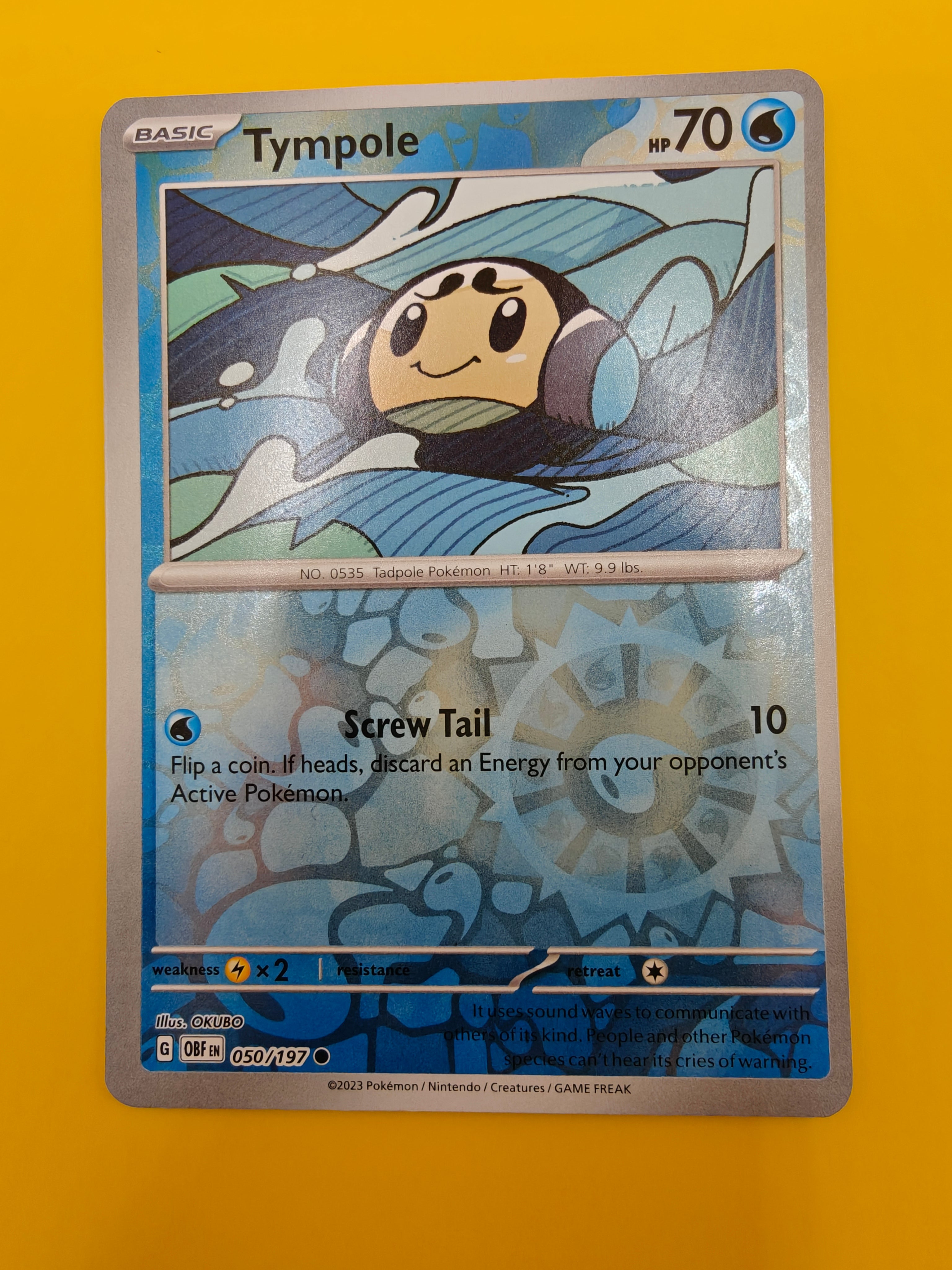 Tympole Reverse Holo - Obsidian Flames