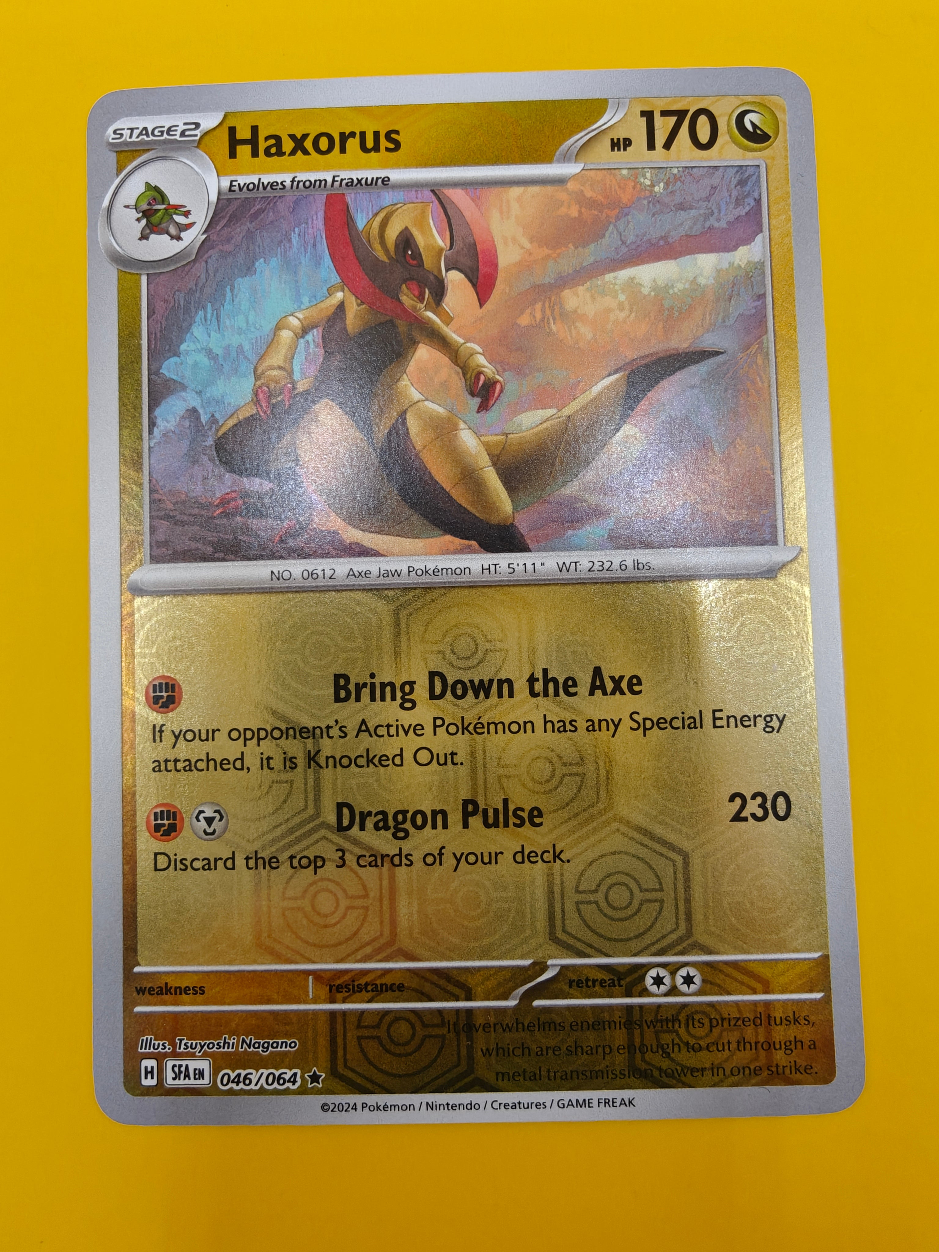 Haxorus Reverse Holo - Shrouded Fable