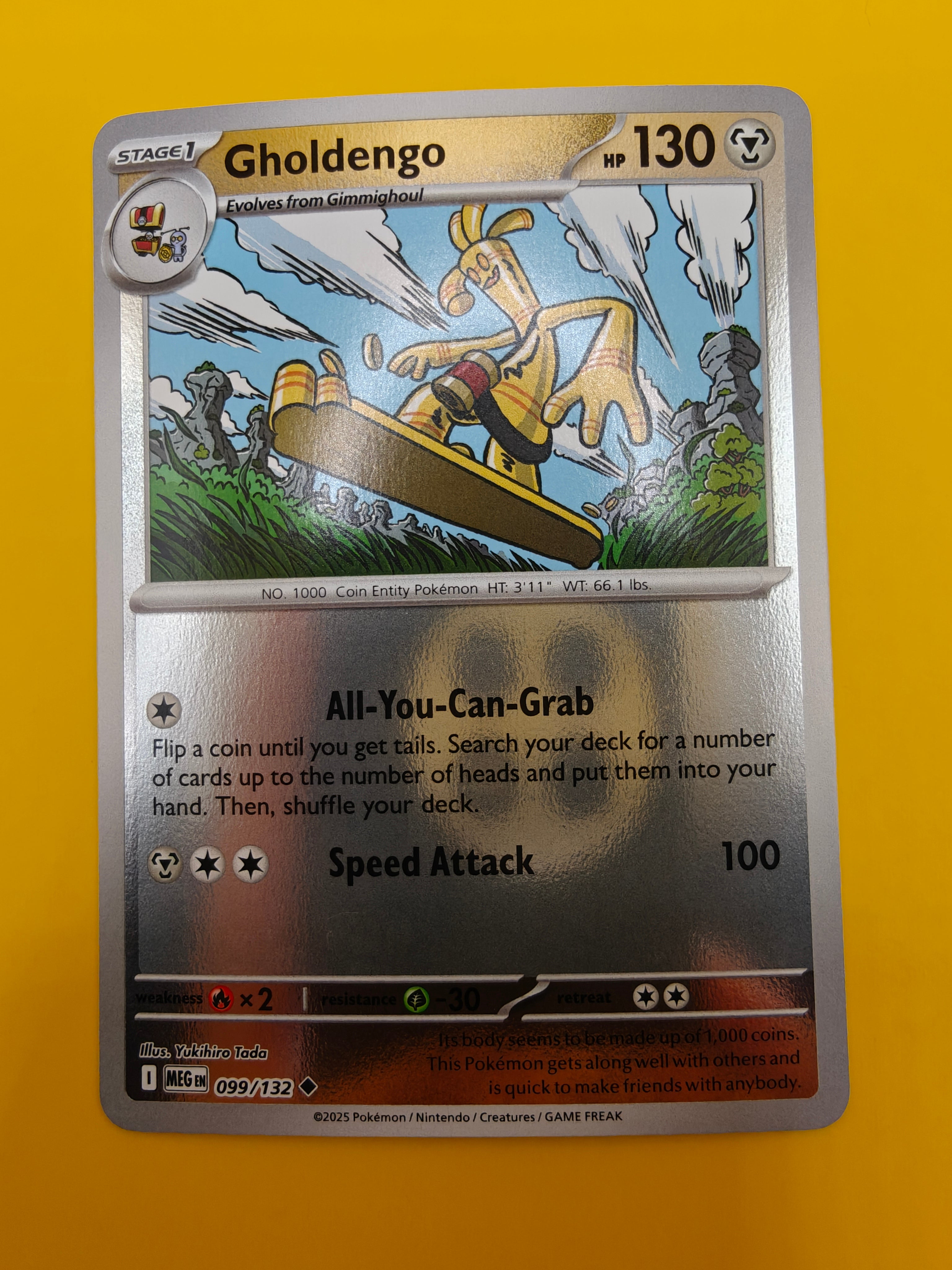 Gholdengo Reverse Holo - Mega Evolution Base Set