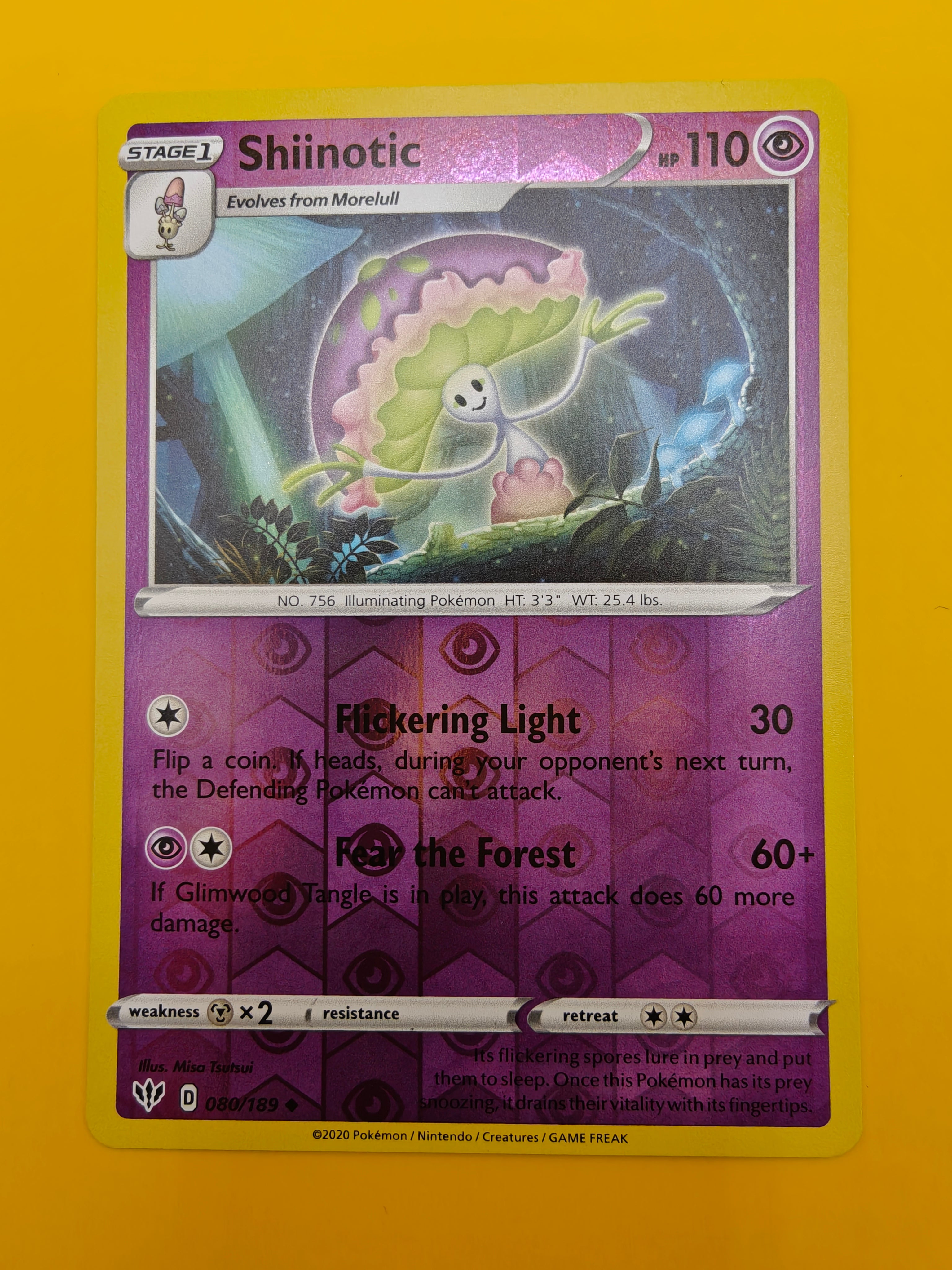 Shiinotic Reverse Holo - Darkness Ablaze