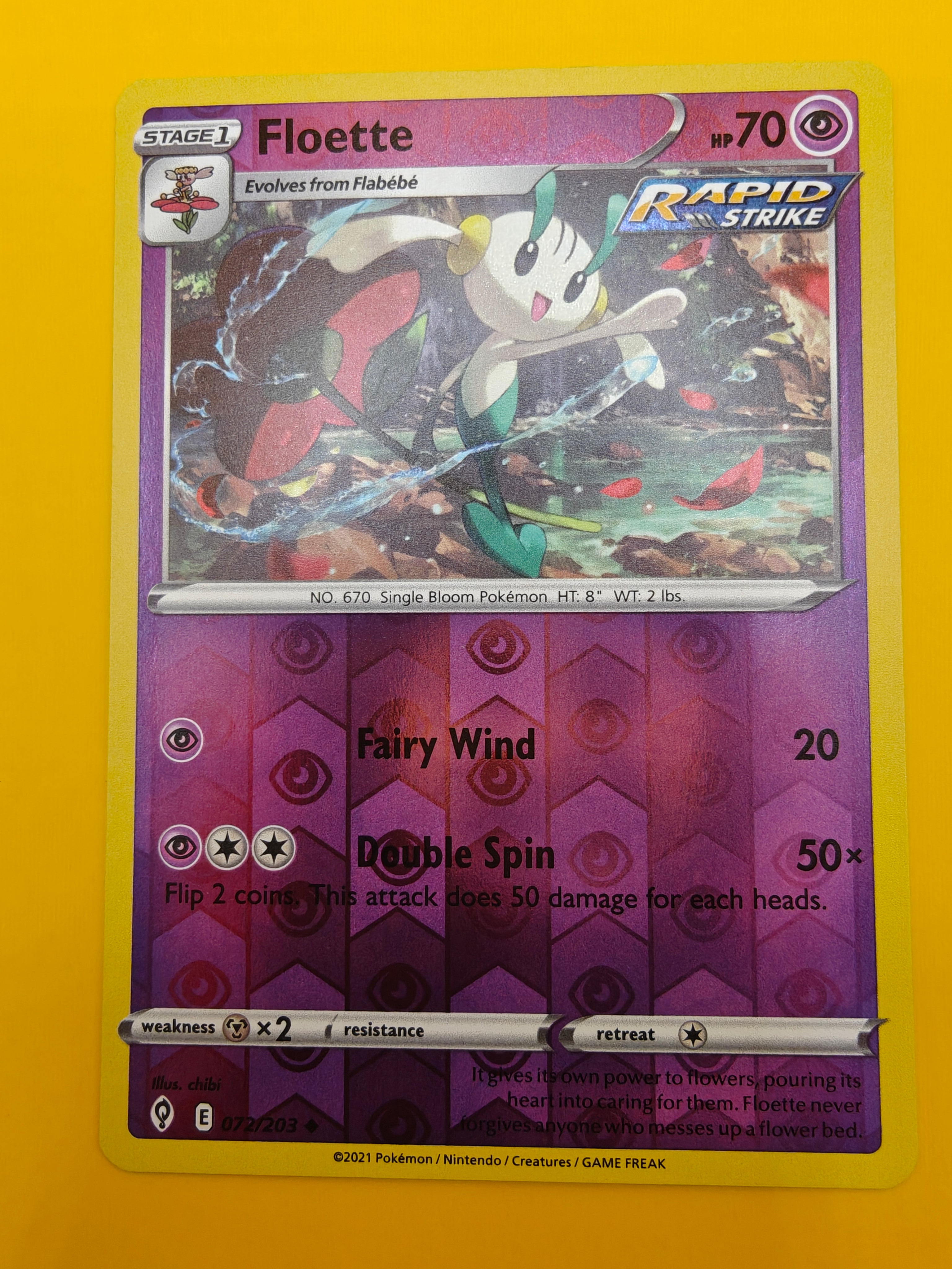 Floette Reverse Holo - Evolving Skies