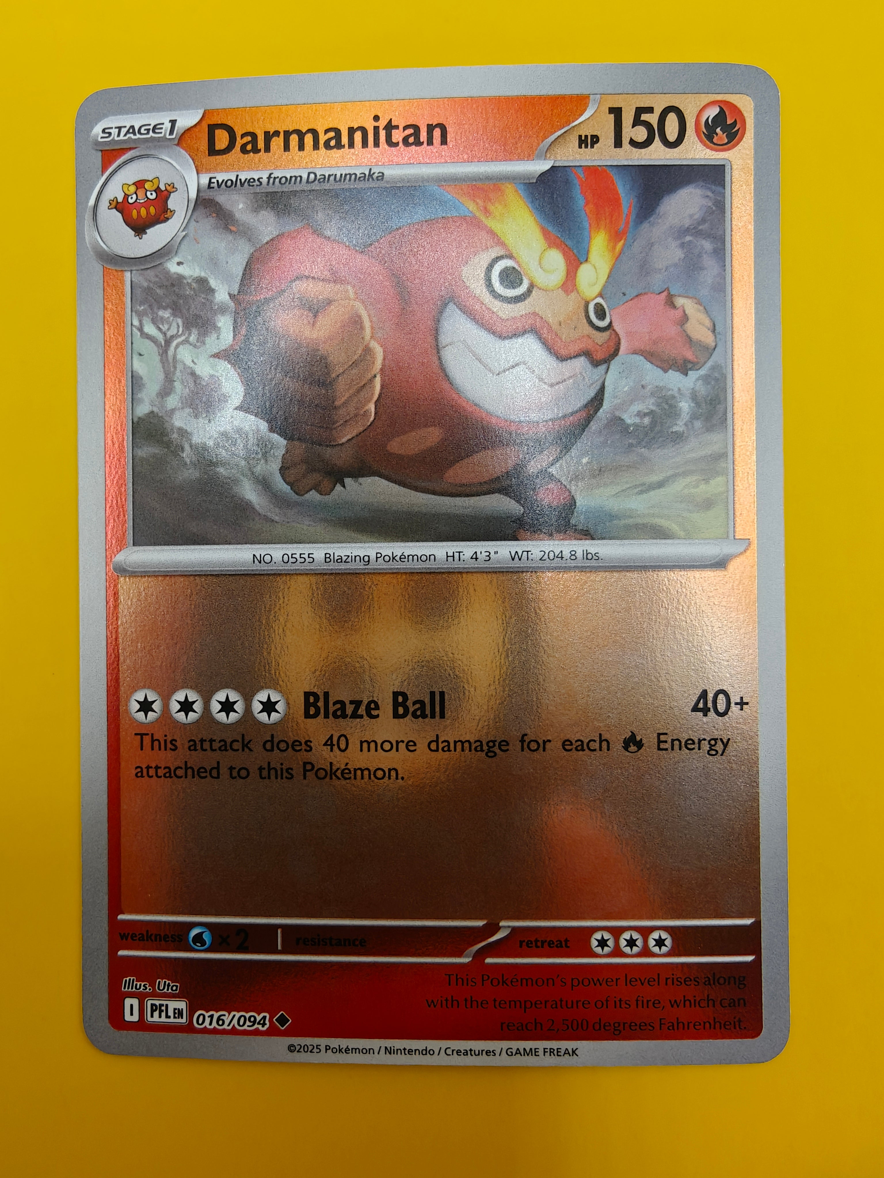 Darmanitan Reverse Holo - Phantasmal Flames