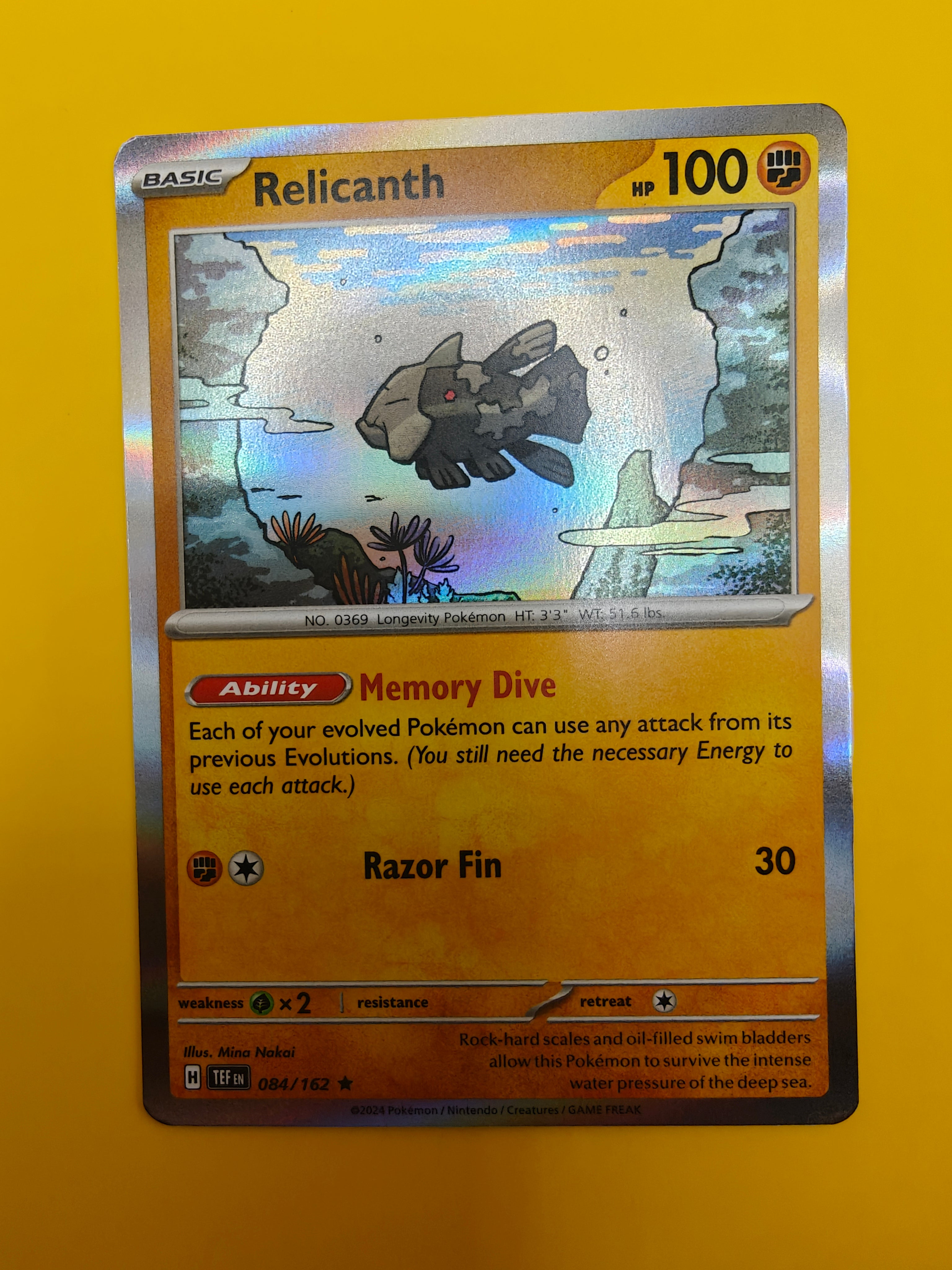 Relicanth Holo - Temporal Forces