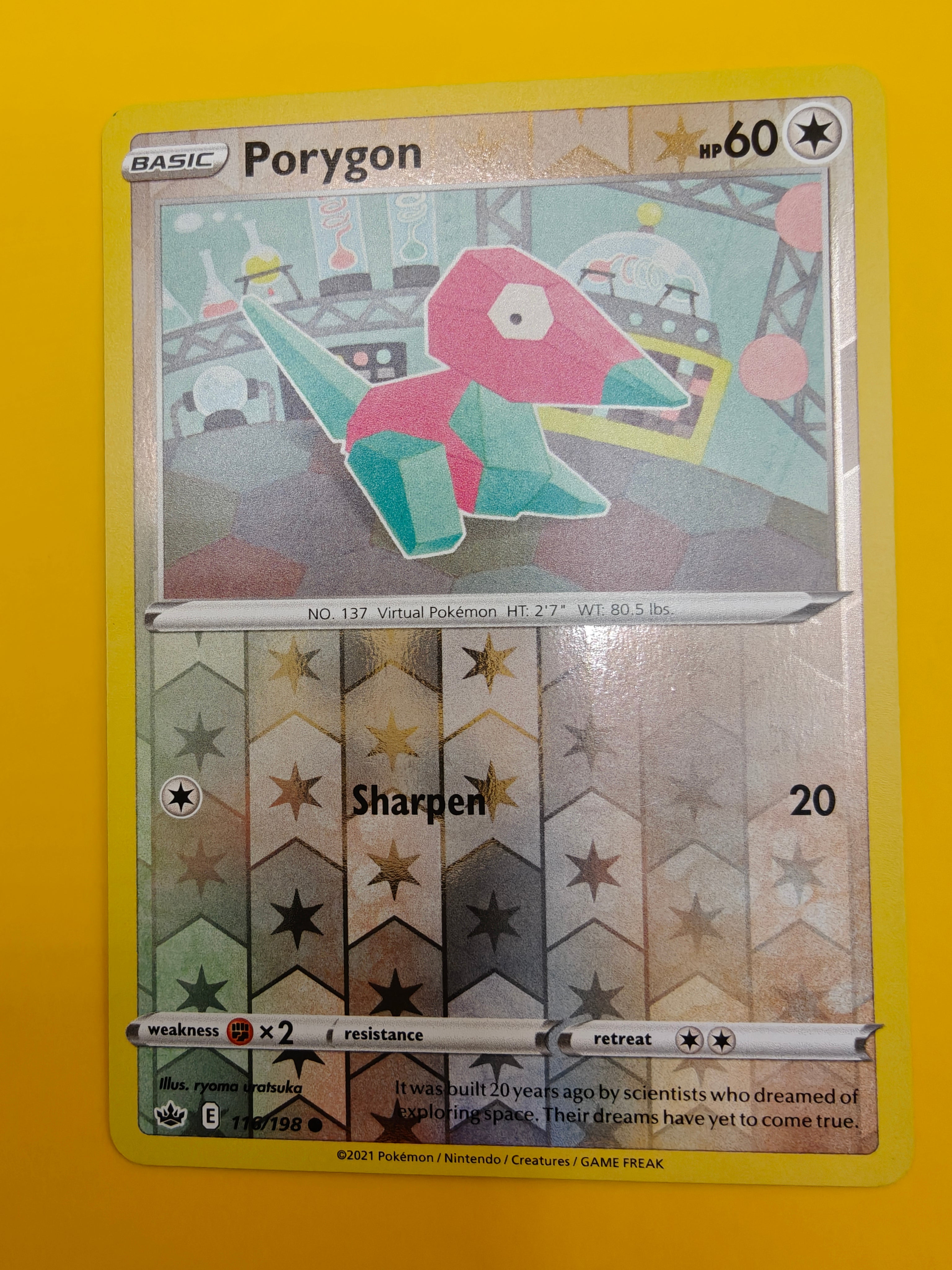 Porygon Reverse Holo - Chilling Reign