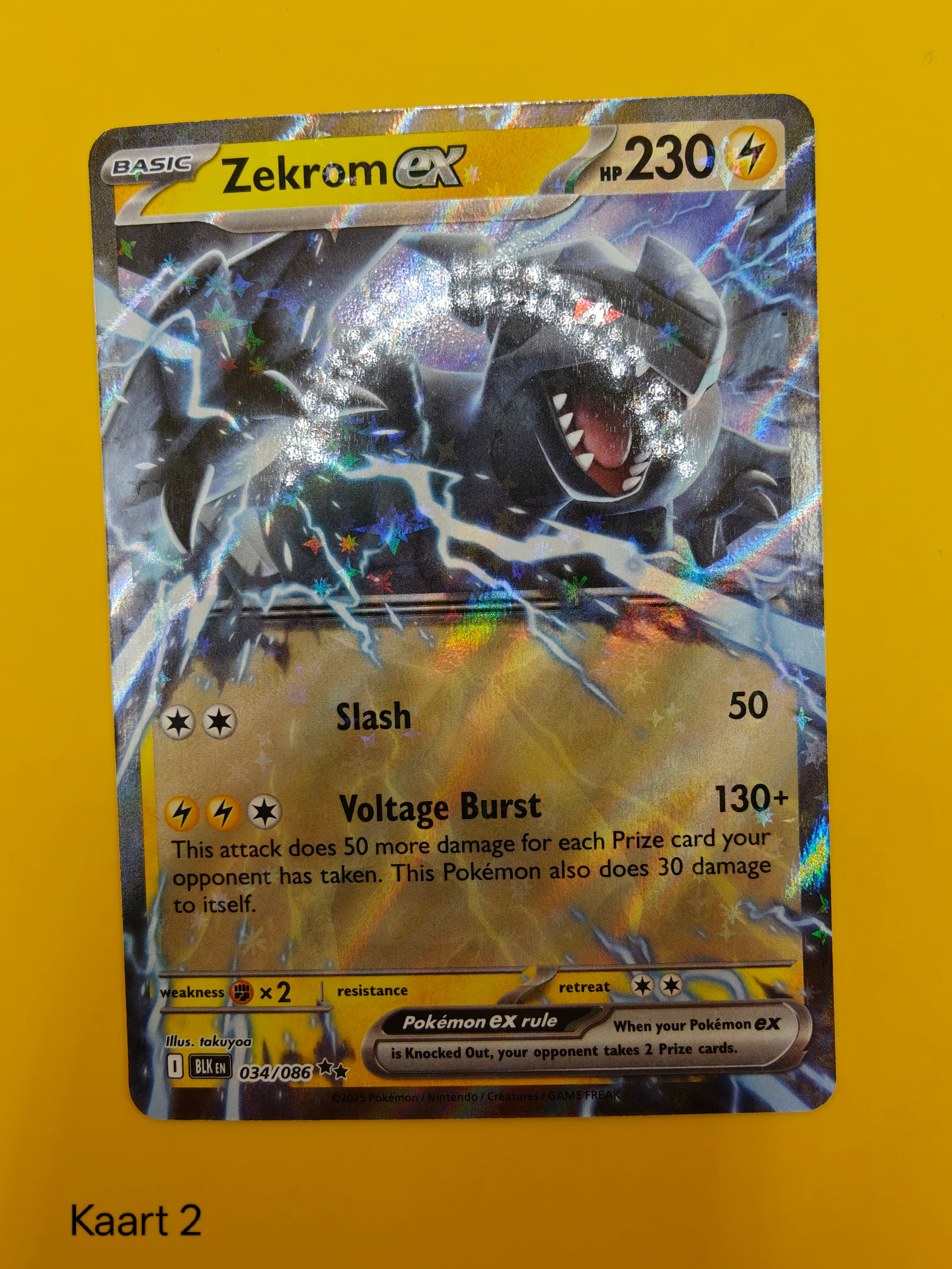 Zekrom ex - Black Bolt
