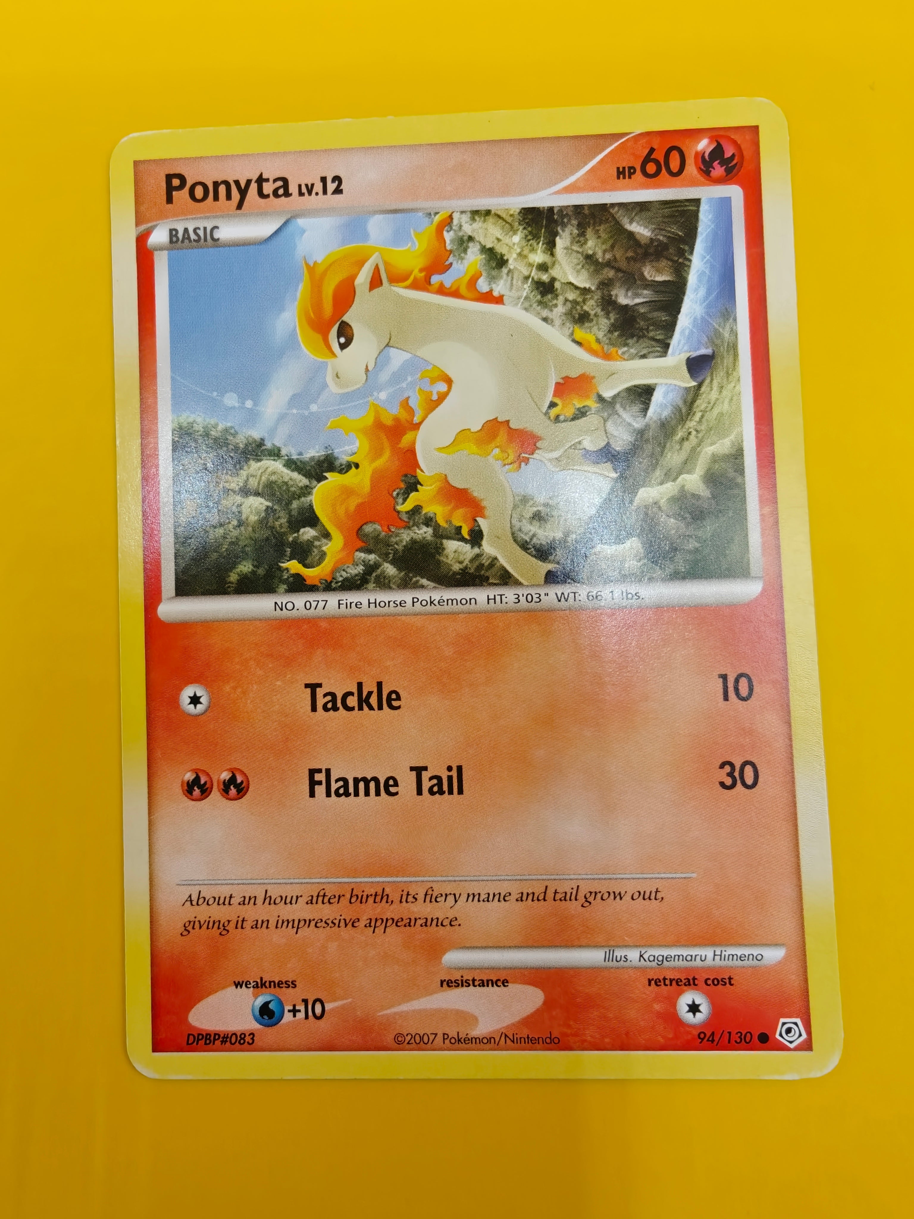 Ponyta Lv.12 - Diamond & Pearl Base Set