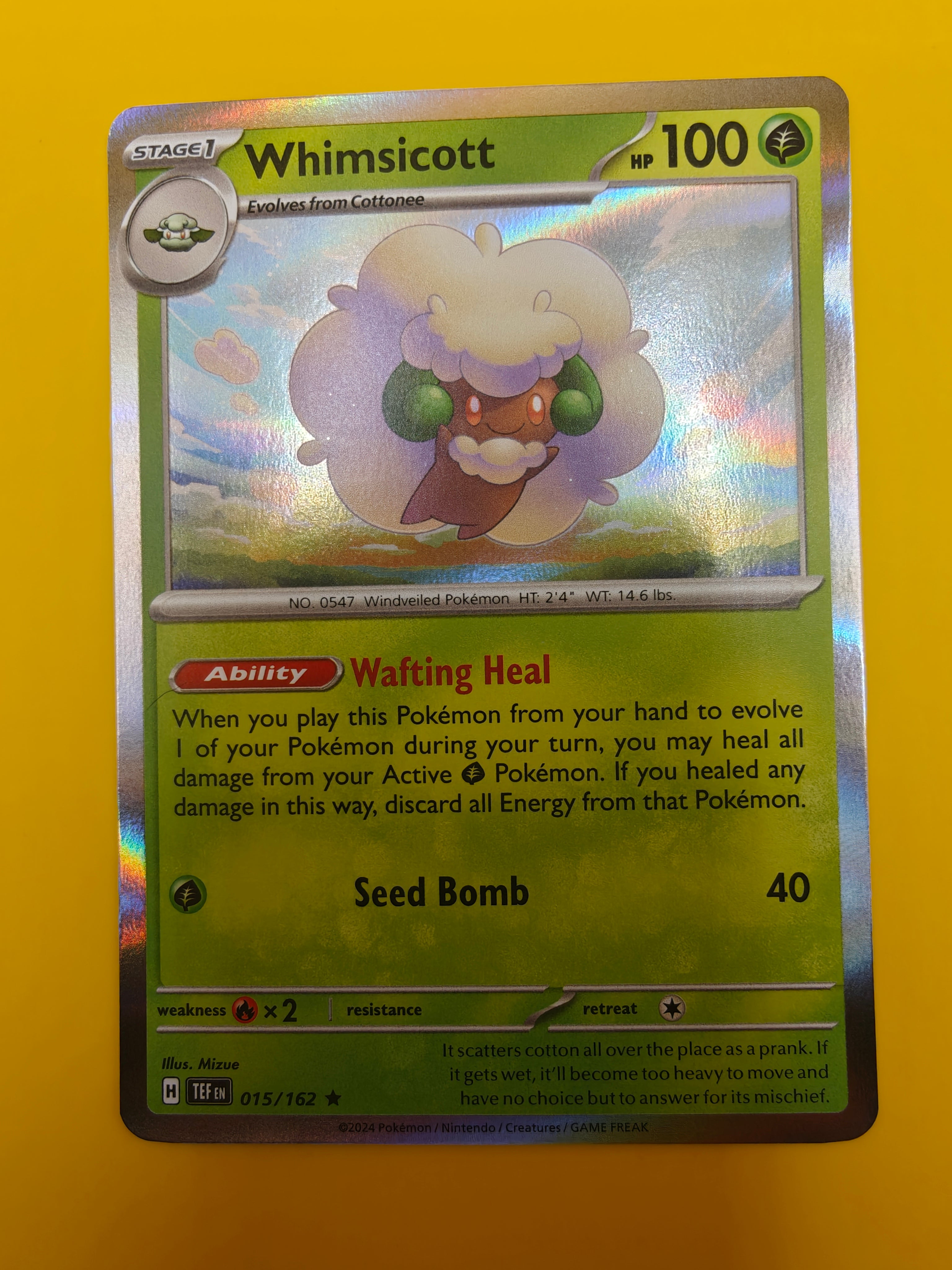 Whimsicott Holo - Temporal Forces