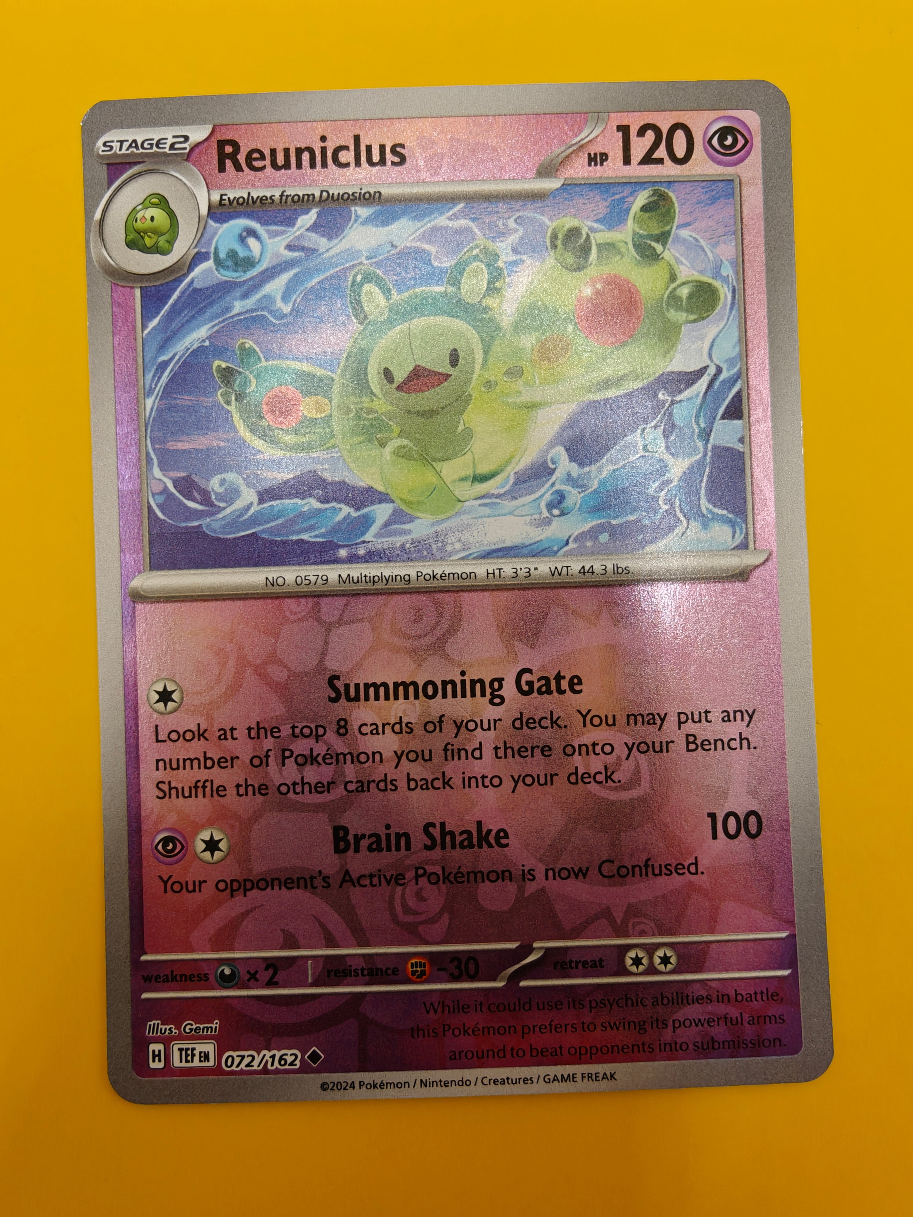 Reuniclus Reverse Holo - Temporal Forces