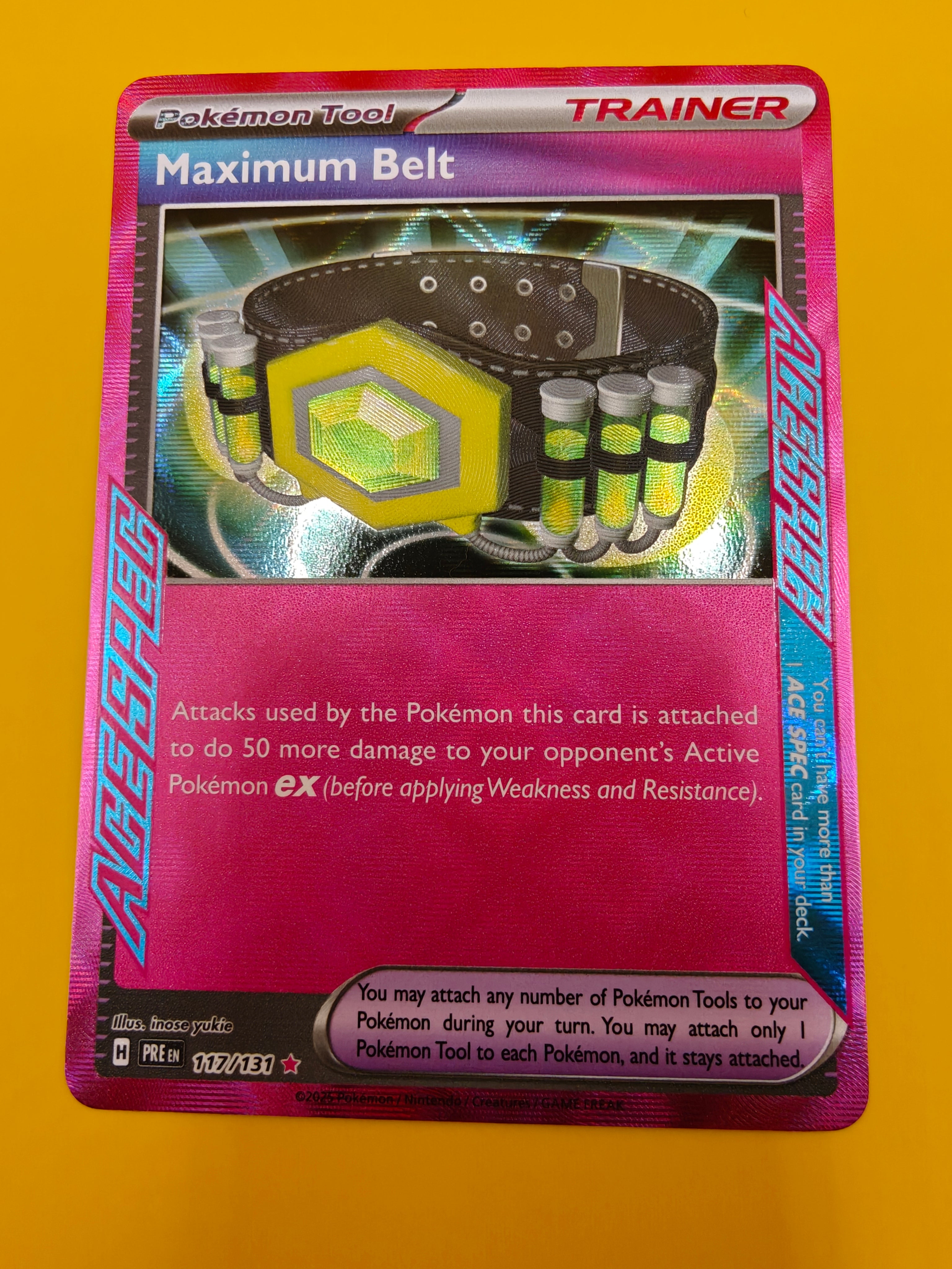 Maximum Belt Ace Spec - Prismatic Evolutions